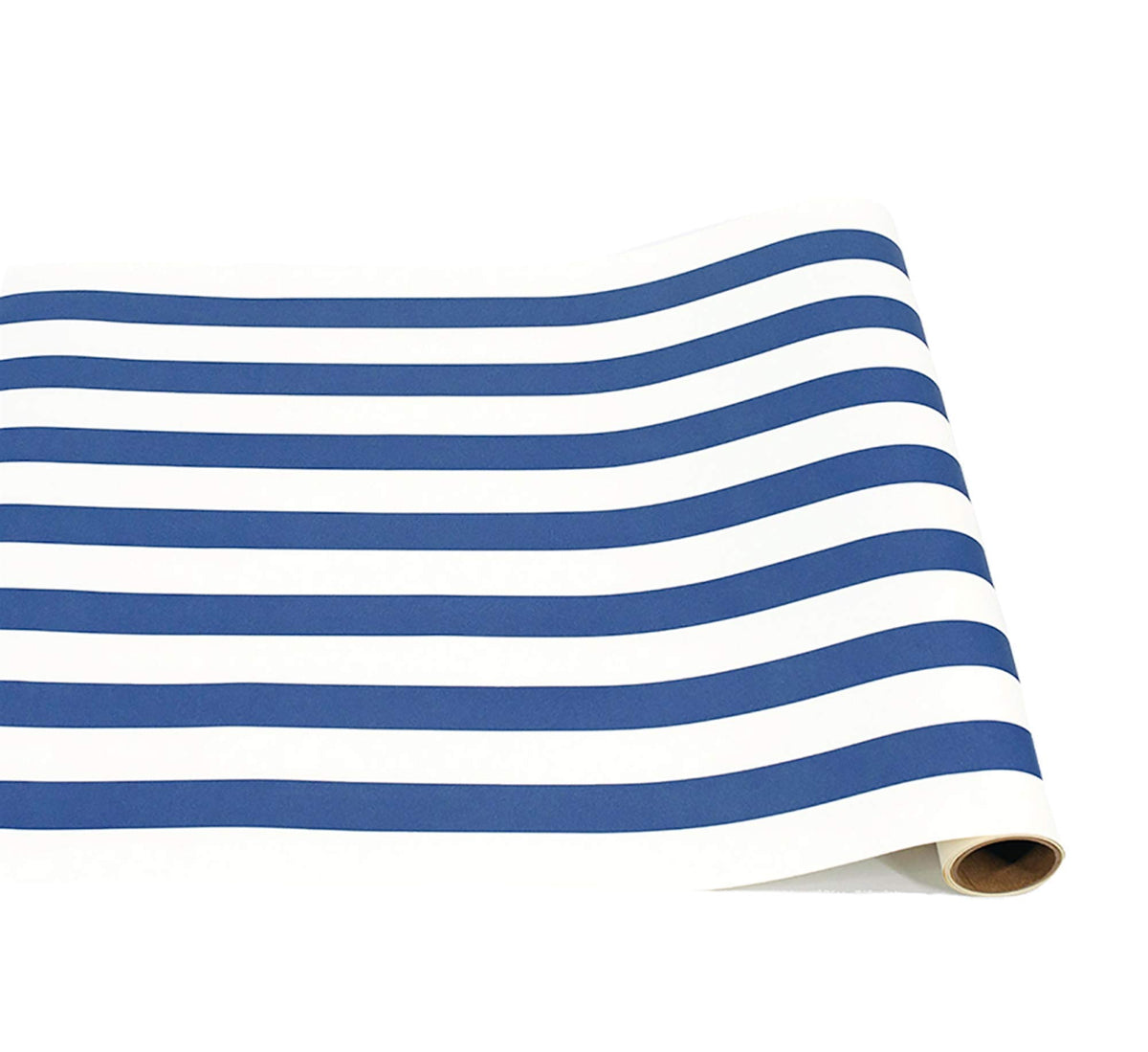 Striped Table Runner - Navy Paper Table Runner For Parties Or Weddings - American Made