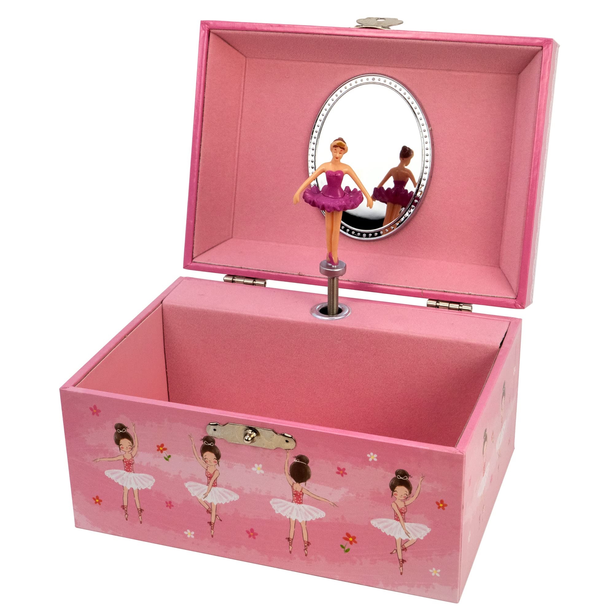 The San Francisco Music Box Company Ballet Dancing Keepsake Musical Jewelry Box