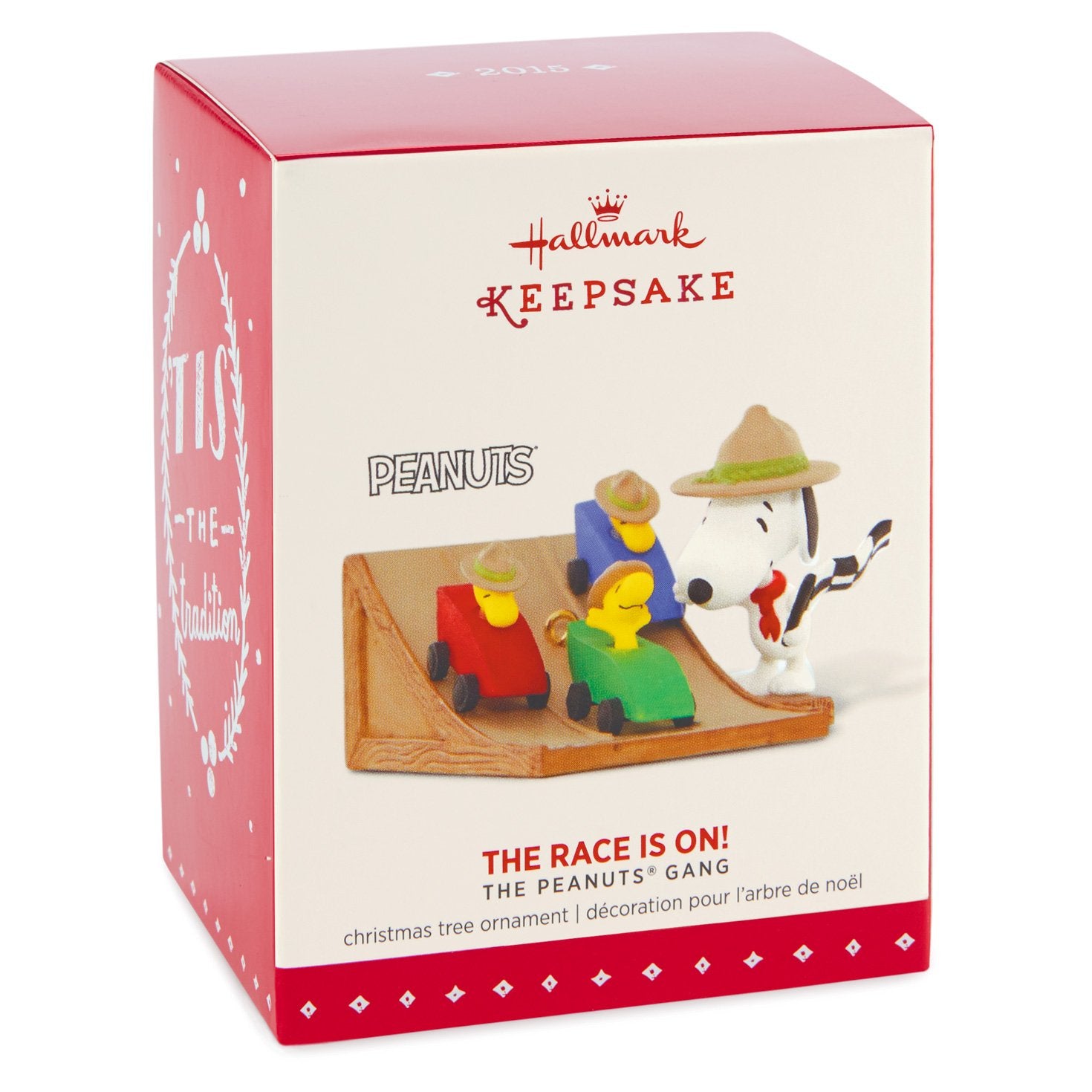 Hallmark Keepsake Ornament Peanuts The Race is On! Snoopy s Beagle Scouts Pinewood Derby with Woodstock