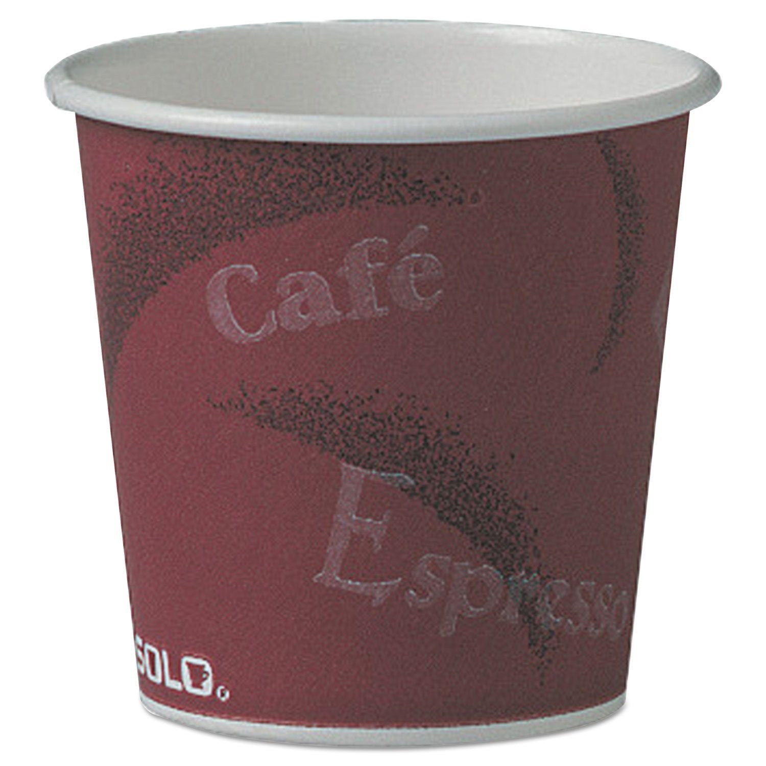 Solo 374SI-0041 4 oz Bistro SSP Paper Hot Cup (Case of 1000)