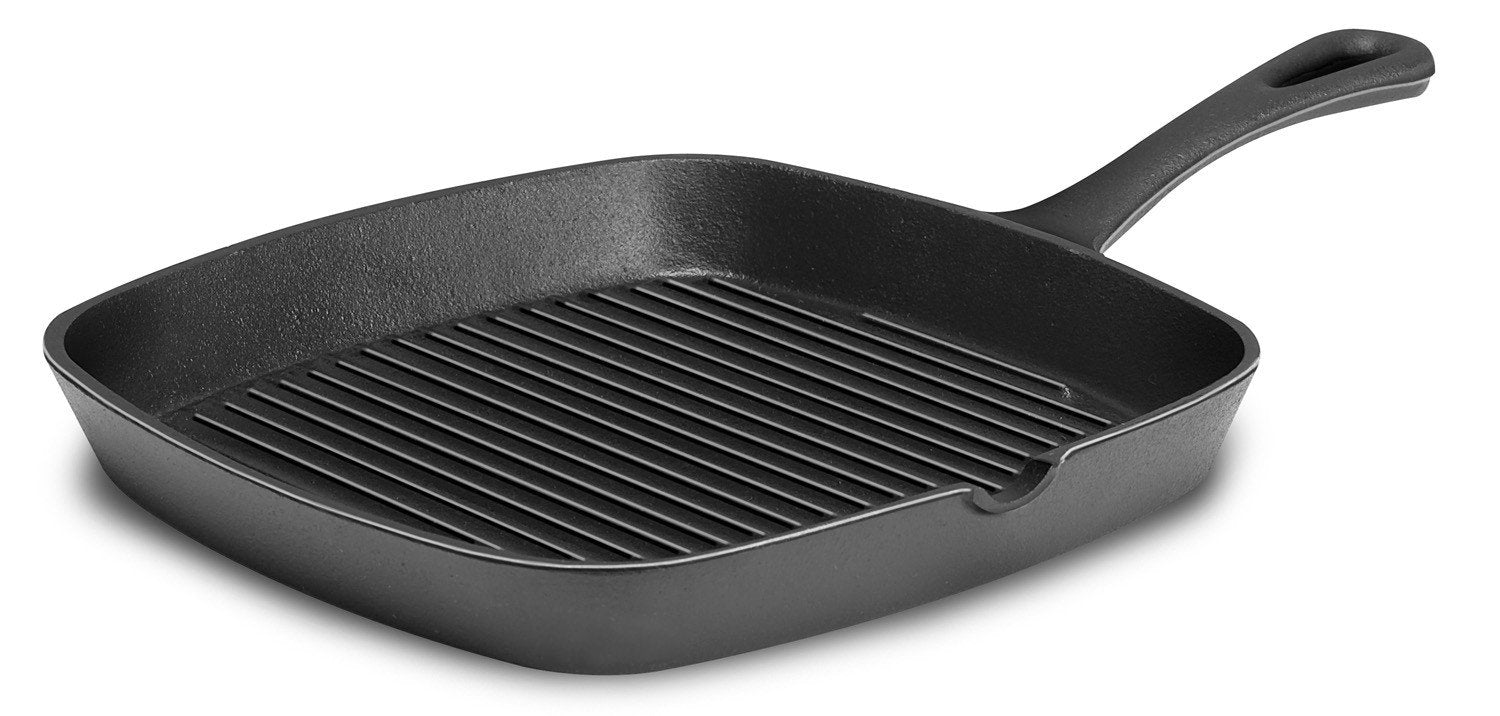 Universal Housewares Pre-Seasoned Cast Iron Square Grill