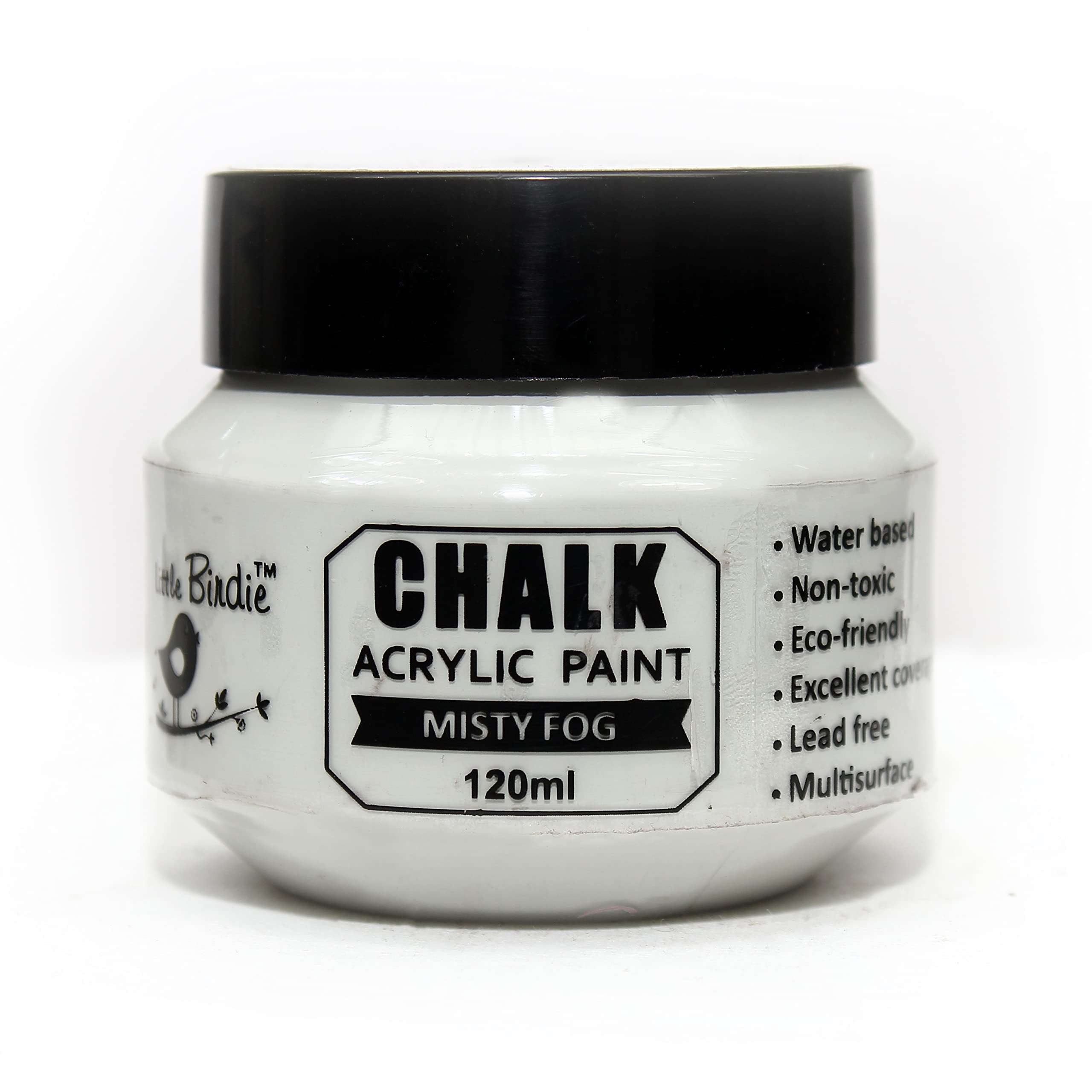 Little Birdie Itsy Bitsy - Home Decor Chalk Acrylic Paint 120Ml - Misty Fog