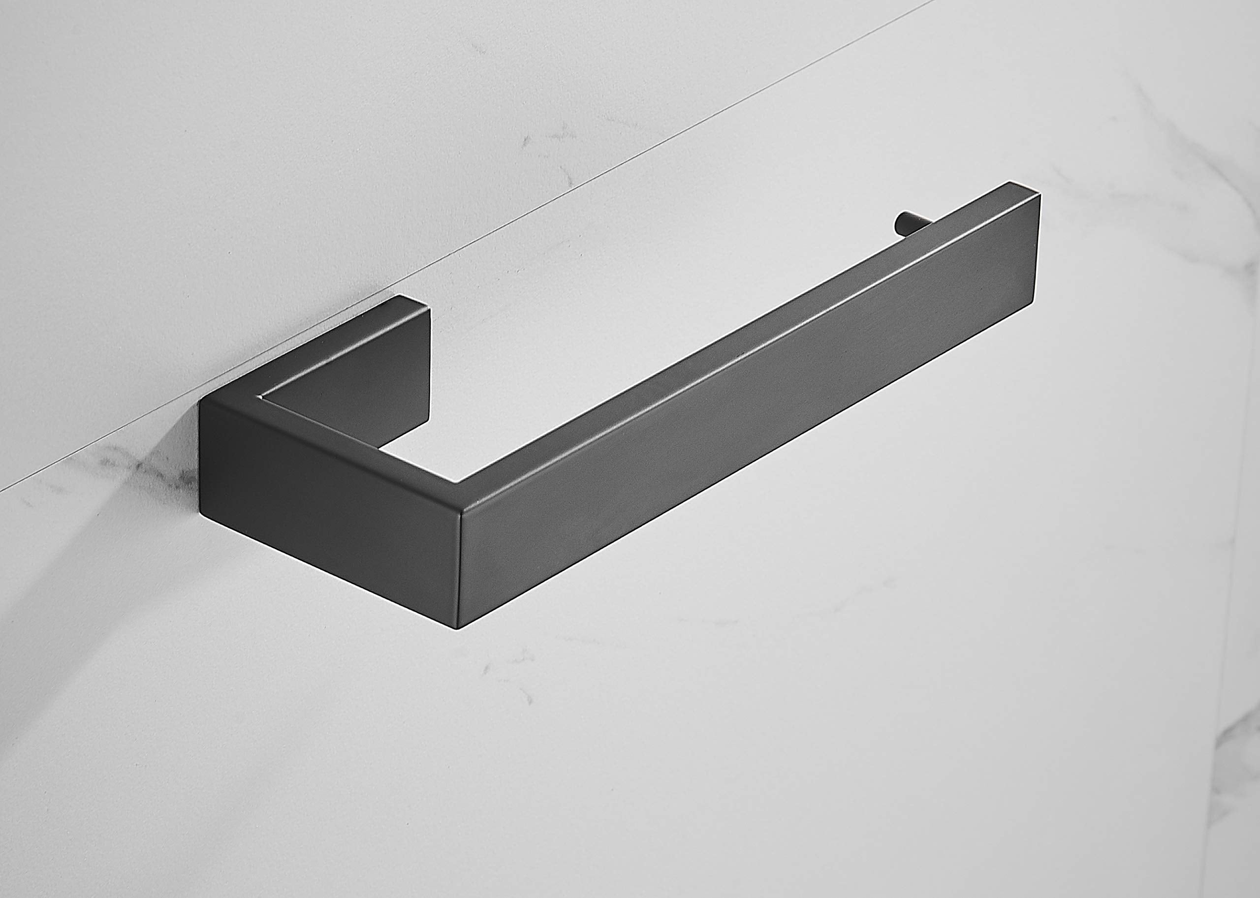 Towel Rack  Hand Towel Ring Holder SUS304 Stainless Steel  Hardware Set Towel Bar for Bathroom  Kitchen  Cabinet in Hotel or Home  Matte Black & Wall Mounted