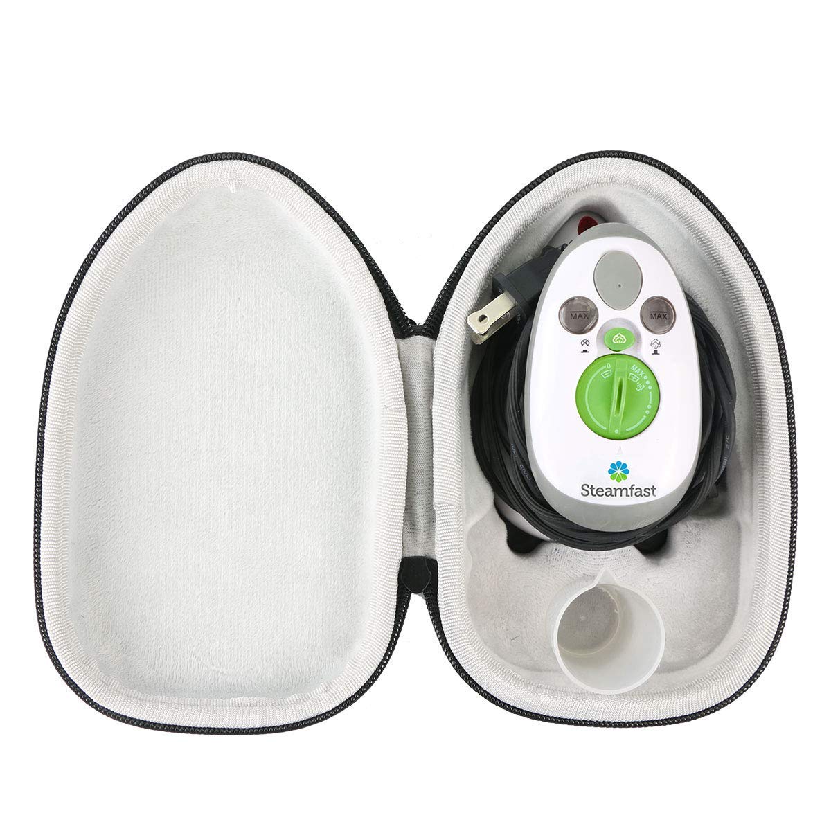 Khanka Hard Travel Case Replacement For Steamfast Sf-717 Mini Steam Iron (Black), Case Only