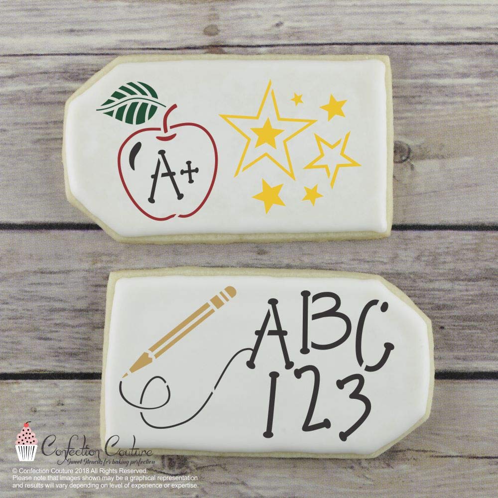 Back To School | Cookie Stencils | 4 Sheet Value Bundle
