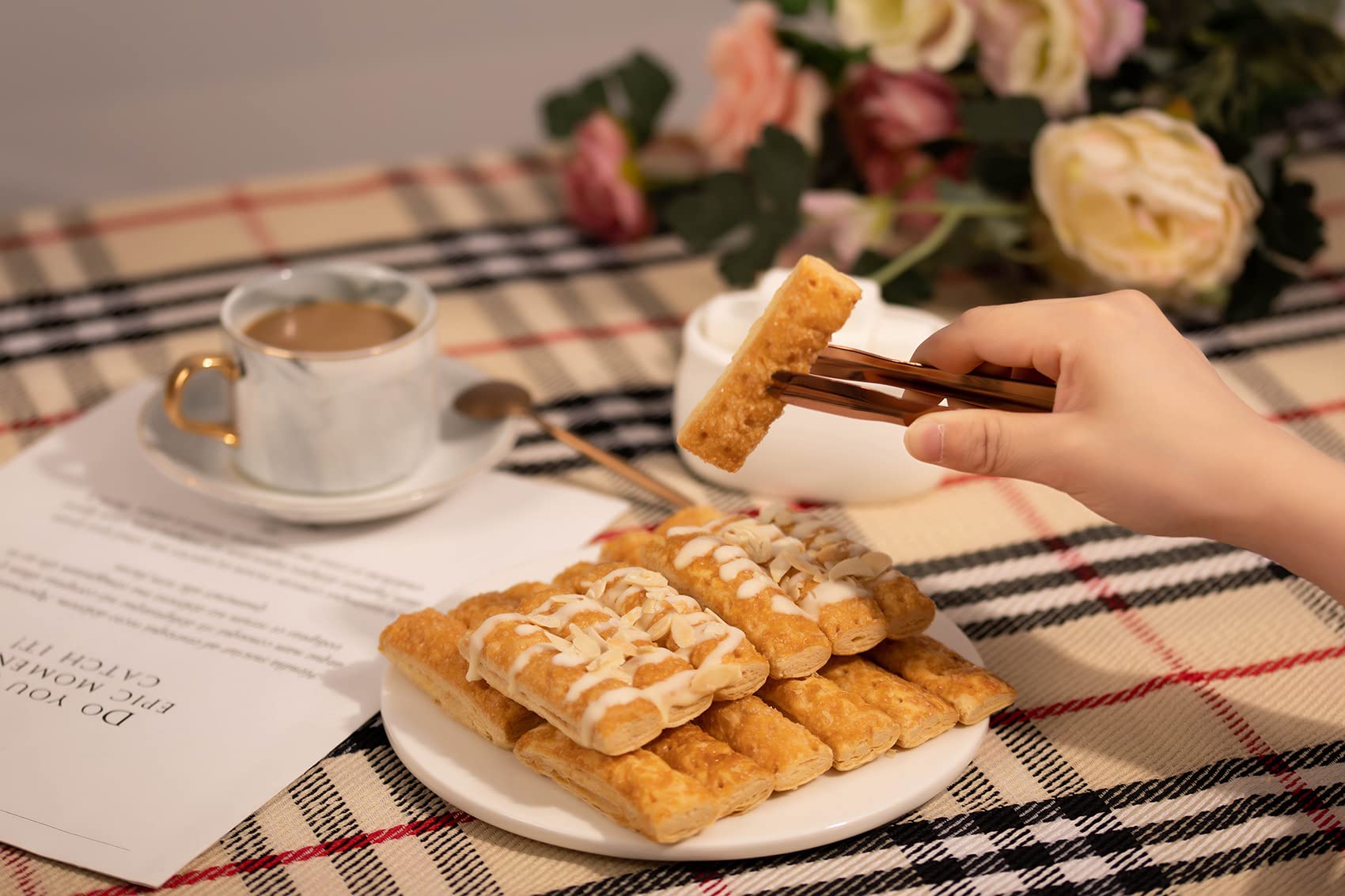 14Pcs Ice Tongs,Sugar Cubes Tongs,Appetizers Tongs, Small Serving Utensils For Serving Food, Ice Cube, Fruits, Sugar Cubes