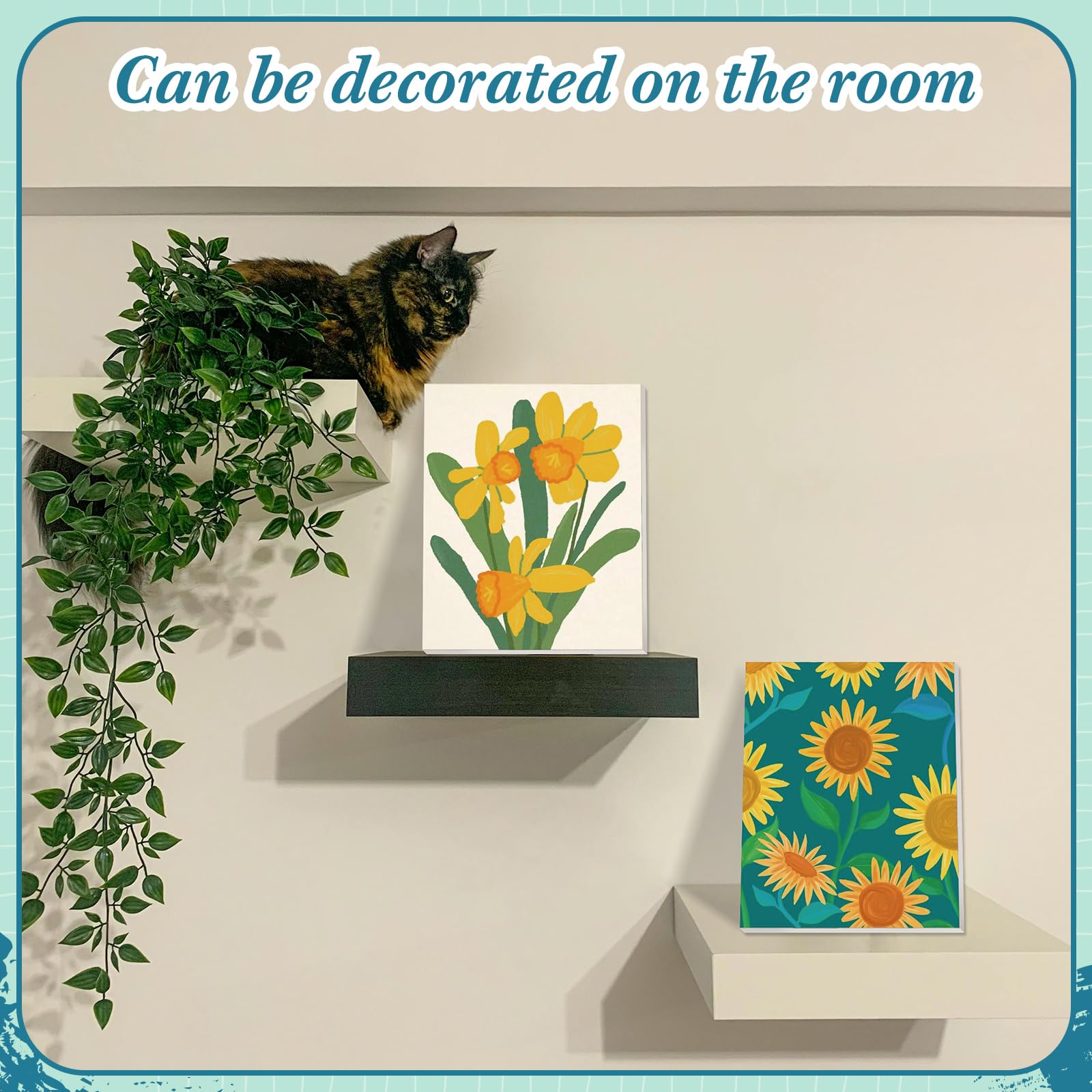 Engrowtic 12 Pcs Green Plants Pre Printed Canvas Pre Drawn Canvas 8 X 10'' Canvas Painting Set For Kids Printed Canvas To Paint
