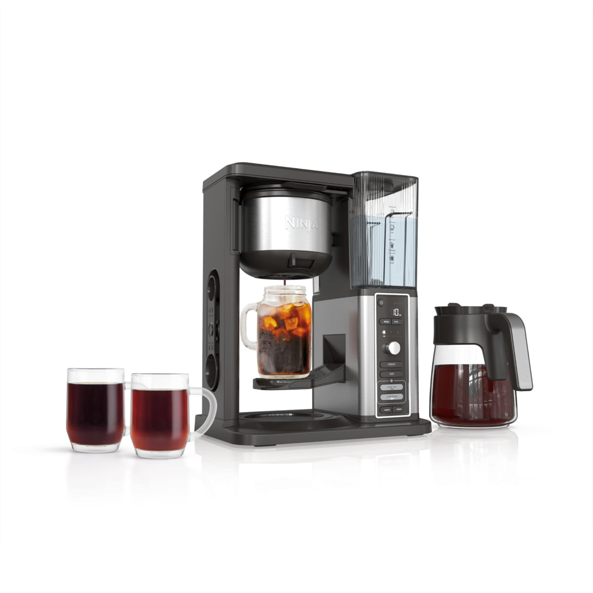 Ninja Hot & Iced Xl Coffee Maker With Rapid Cold Brew, 4 Brew Styles, 8 Sizes Small Cup To Travel Mug, Single-Serve Coffee Brewe