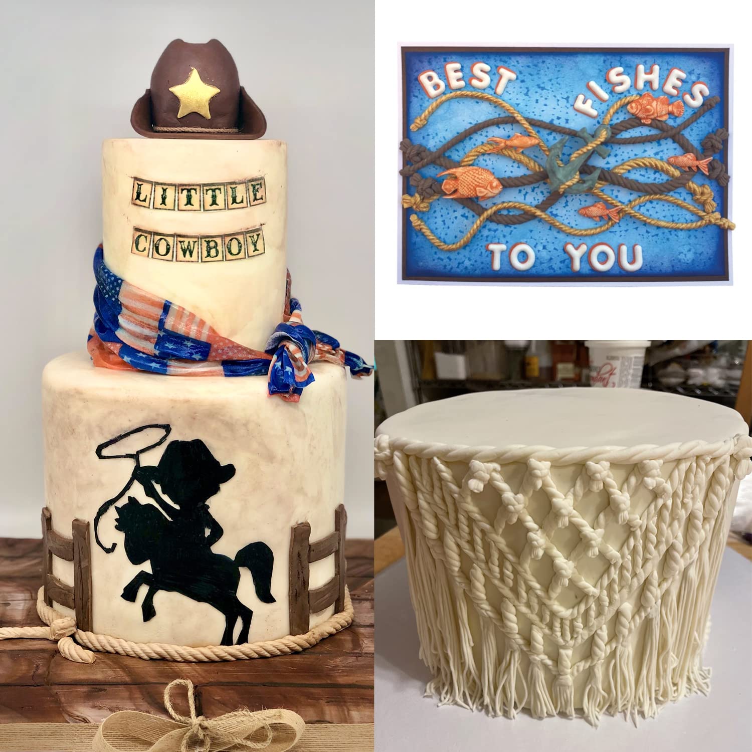Cestony Ropes And Knots Silicone Molds For Diy Cake Fondant Biscuit Cookies Soap Sugar Pudding Chocolate Hard Candies Dessert Ca