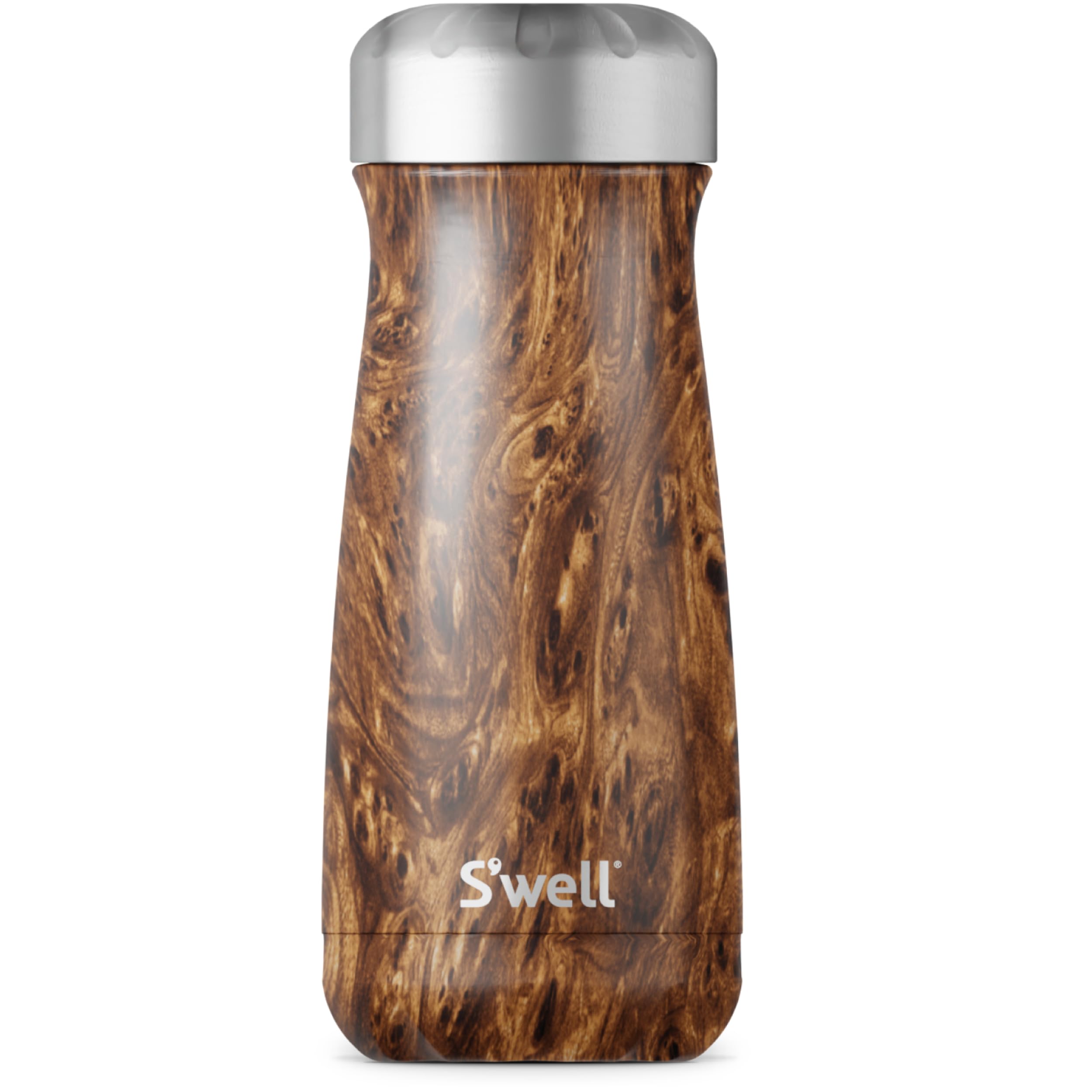 S'Well Traveler Tumbler, 16 Oz, Teakwood