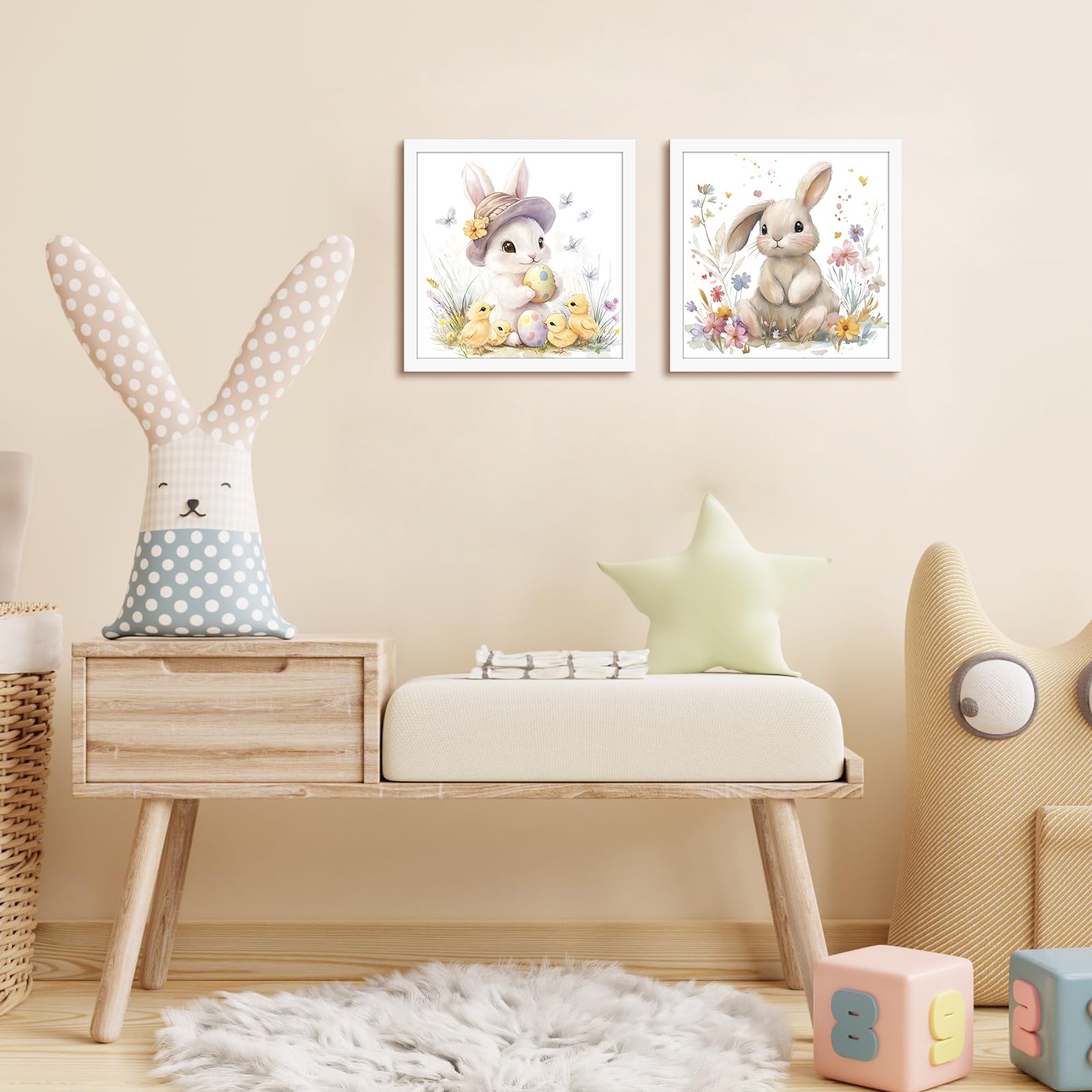 Giftgarden 8x8 Picture Frame White, 8 by 8 Thin Square Photo Frame for Gallery Wall Tabletop Display, Single