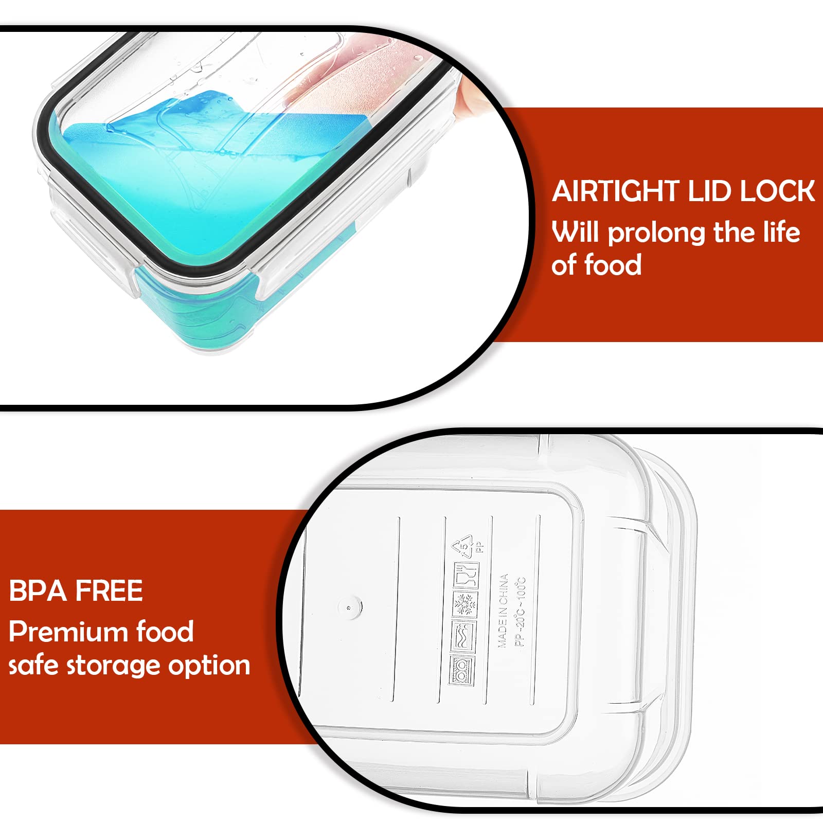 Skroam 14 Pack Airtight Food Storage Containers For Kitchen Pantry Organization And Storage, Plastic Canister Set With Lids, Cer