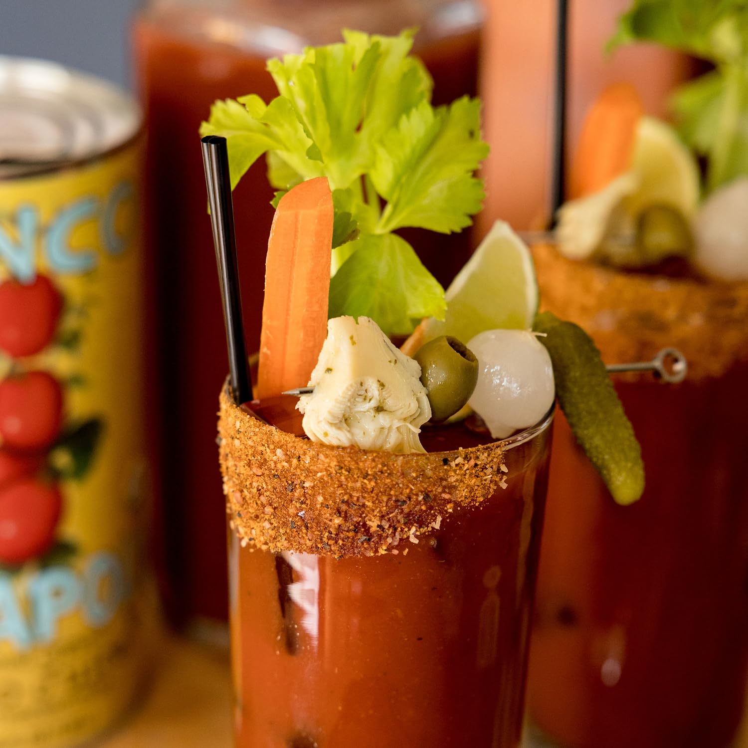 Demitris Bacon Rimshot, Spiced Rim Salt, 4 Ounce Tin