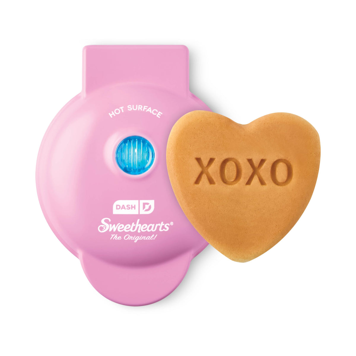 Dash X Sweethearts Mini Waffle Maker - 4    Waffle, Heart Shaped Waffle, Nonstick Waffle Iron With Quick Heat-Up, Perfect Mini W