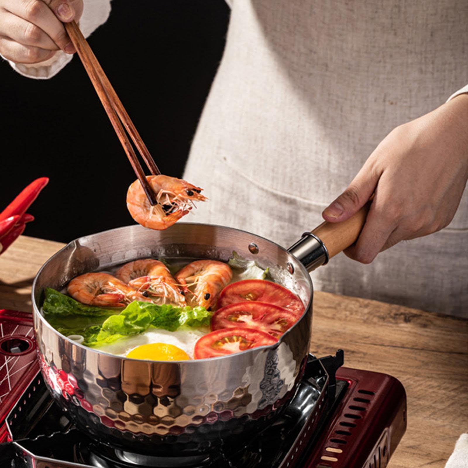 Myaddiction Stainless Steel Saucepan With Glass Lid Stockpot For Restaurant Kitchen Home S