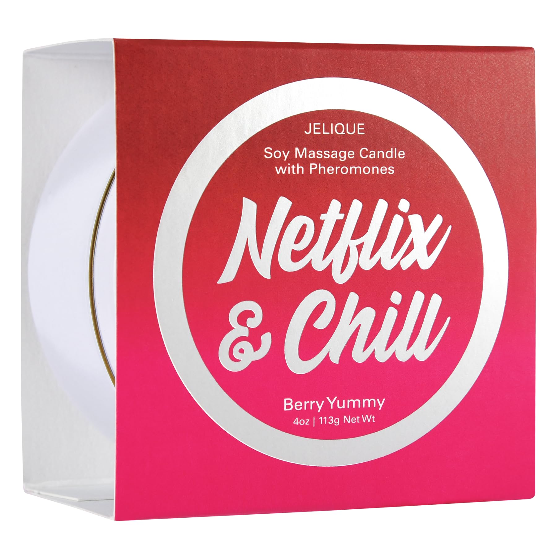 Classic Brands LLC 77462: Massage Candle Netflix & Chill Berry 4Oz