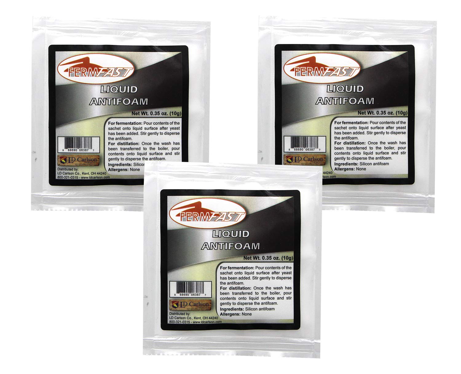 Fermfast Liquid Anti-Foam Agent 10 Gram - 3 Pack