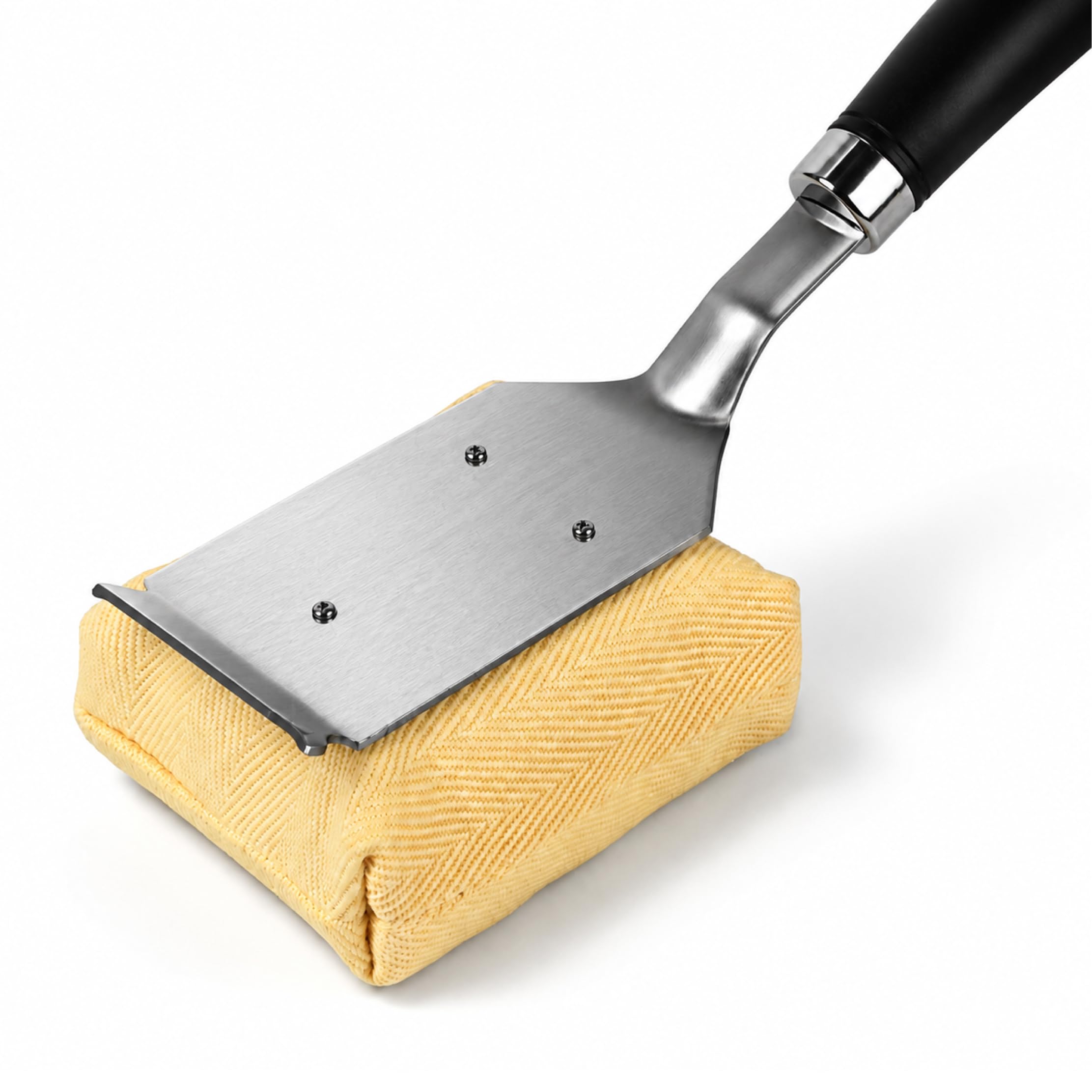 Safe Bristle Free BBQ Steam Grill Brush with Scraper for Outdoor Grill