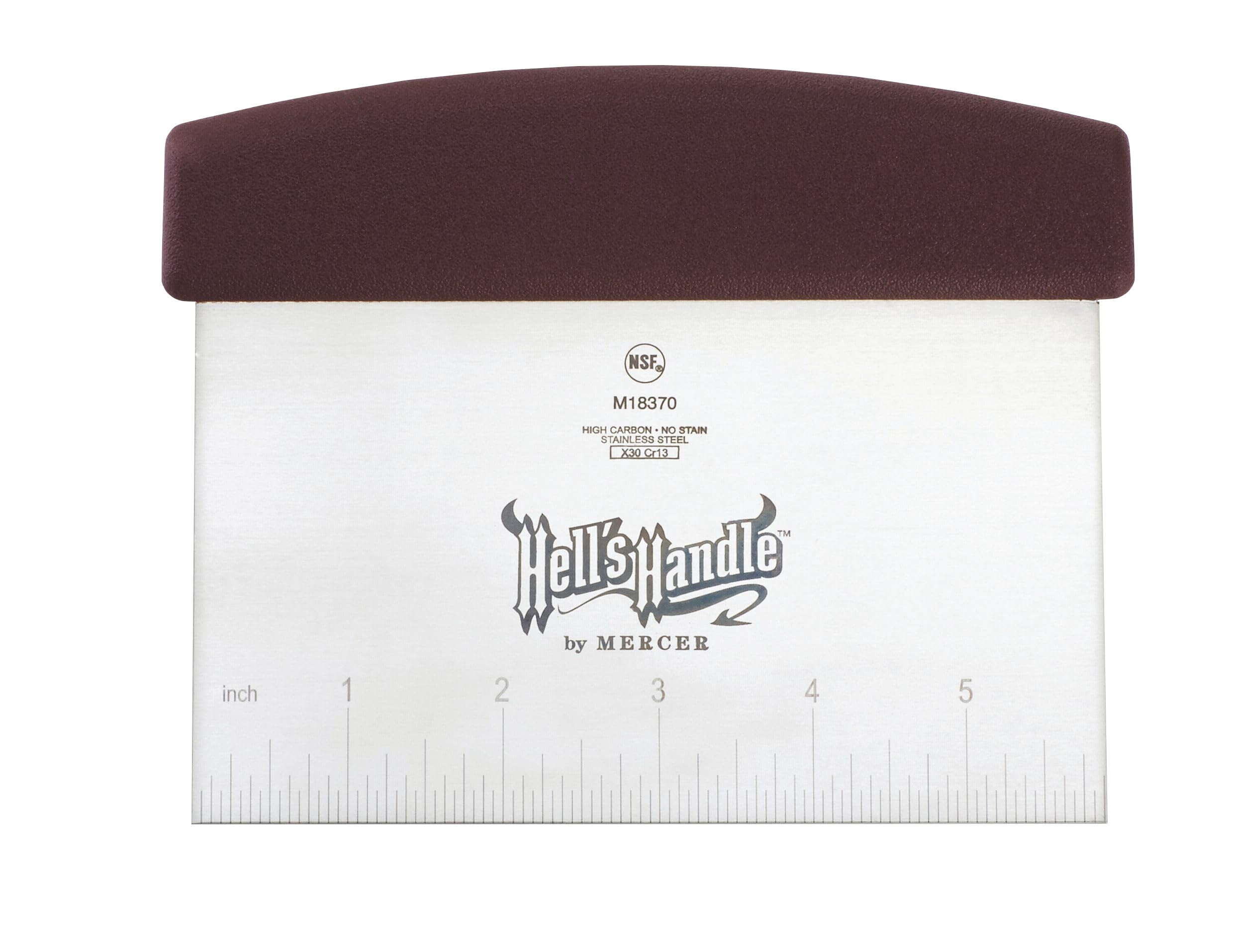 Mercer Culinary Hell'S Handle Bench Scraper, 3.5 Inch X 6 Inch