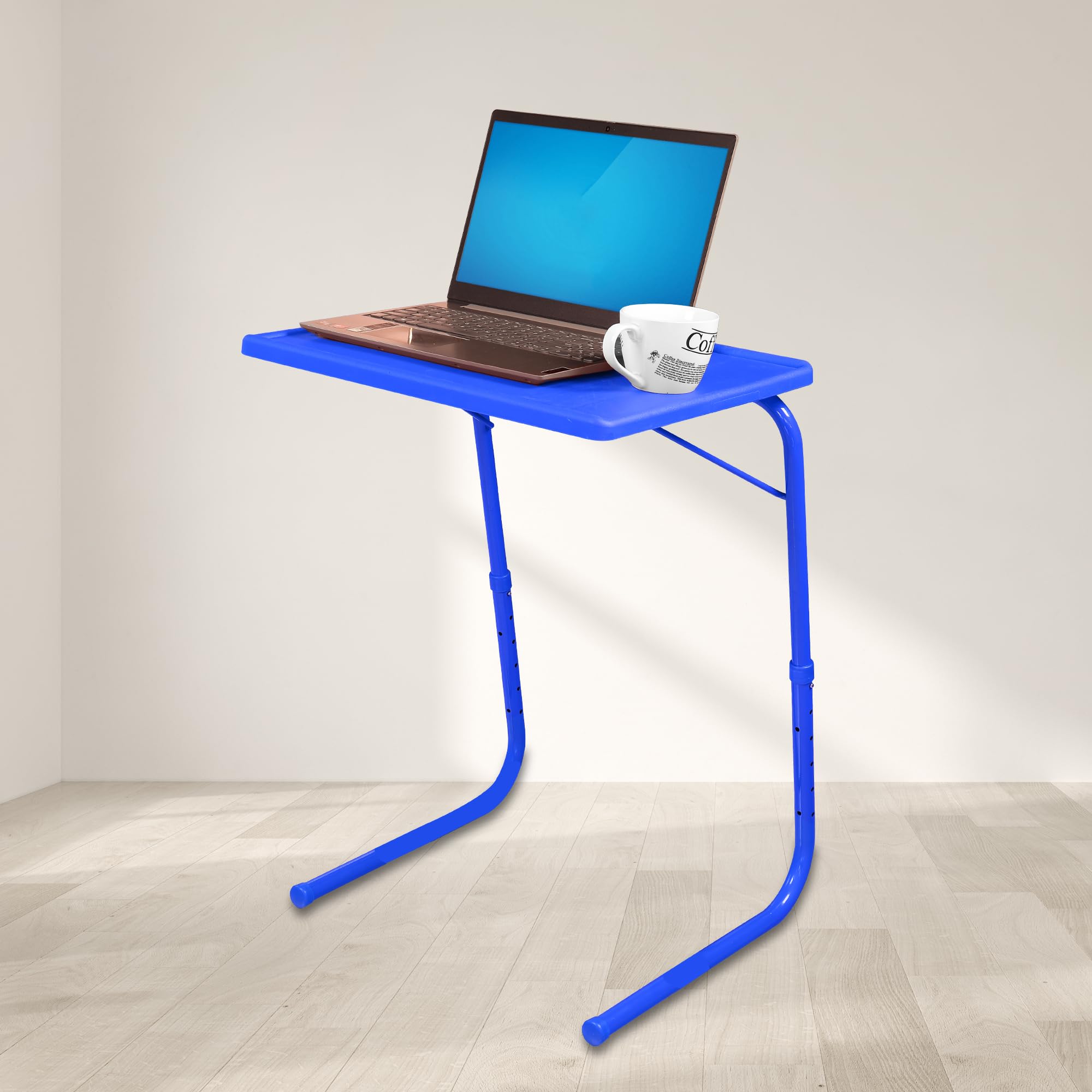 TABLE MAGIC  Laptop Table mat Finish, Lapdesk, Multipurpose Table, Height Adjustable Table, Work at Home Table, Study Table, Ki