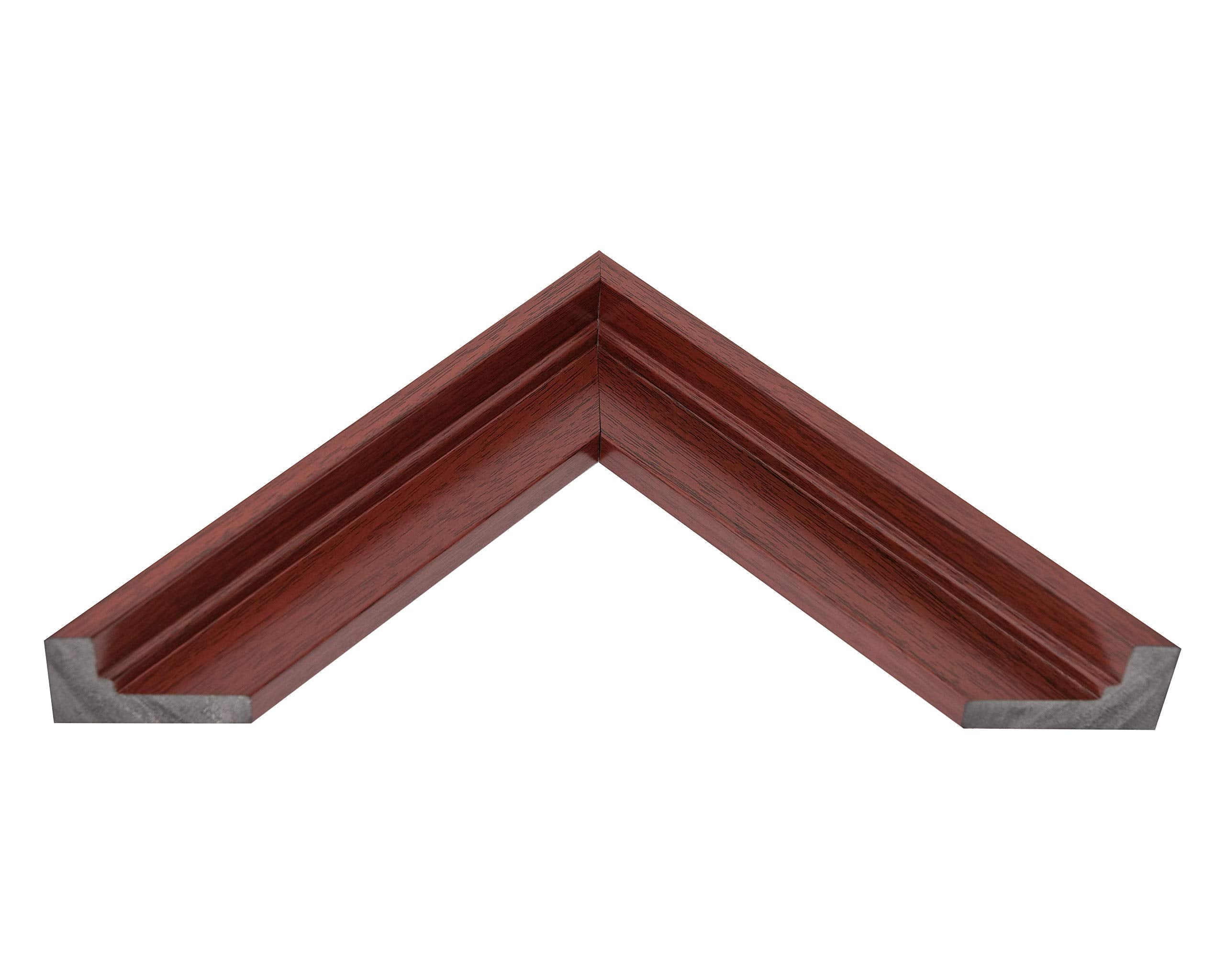 Pixy Canvas 18x36 inch Floater Frame for Canvas Paintings. 12 Colors. Floating Frame fits 5/8''  3/4'' & max 7/8'' Deep Stretched Canvas & Wood Panels (Red Cherry  18 x 36 inch)