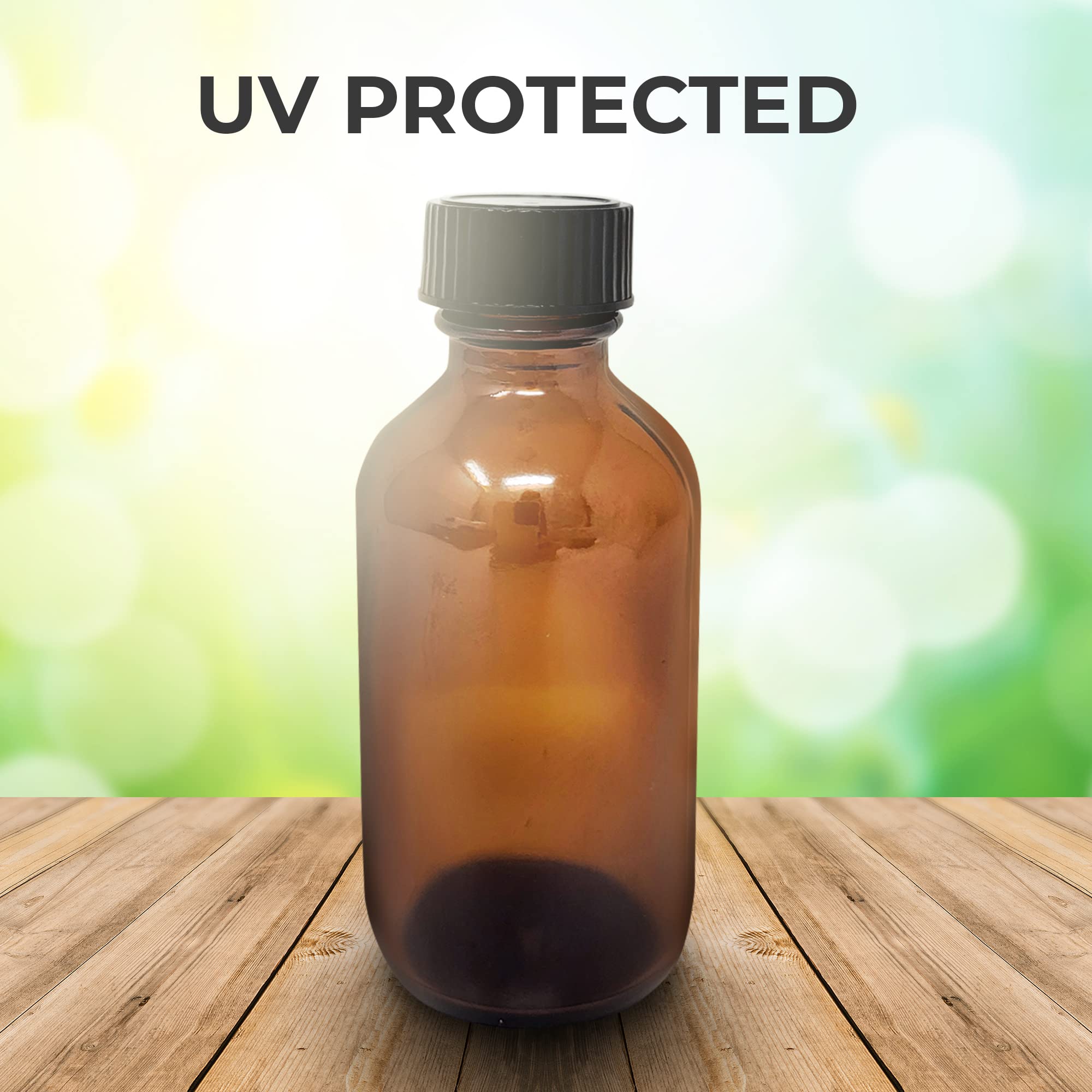 12 Pack (2 Oz) 60Ml Essential Oil Amber Glass Bottles - Round Boston Empty Refillable Amber Bottle For Many Liquids And Fragranc