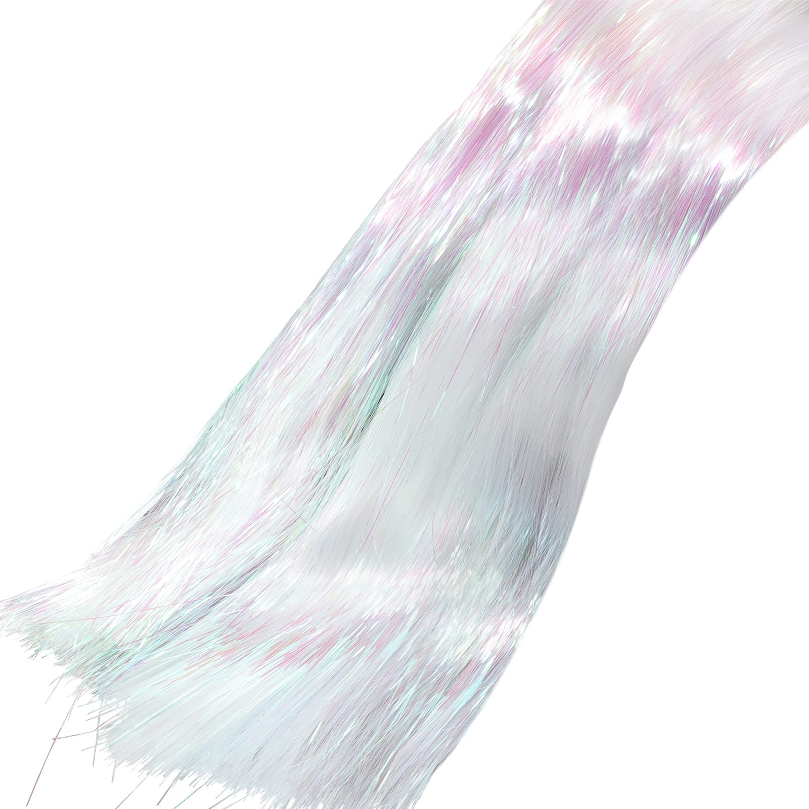 Boao 10000 Strands Tinsel Icicles Iridescent Tinsel Foil Fringe Garland for Christmas Xmas Tree Decorations Graduation Party Sup