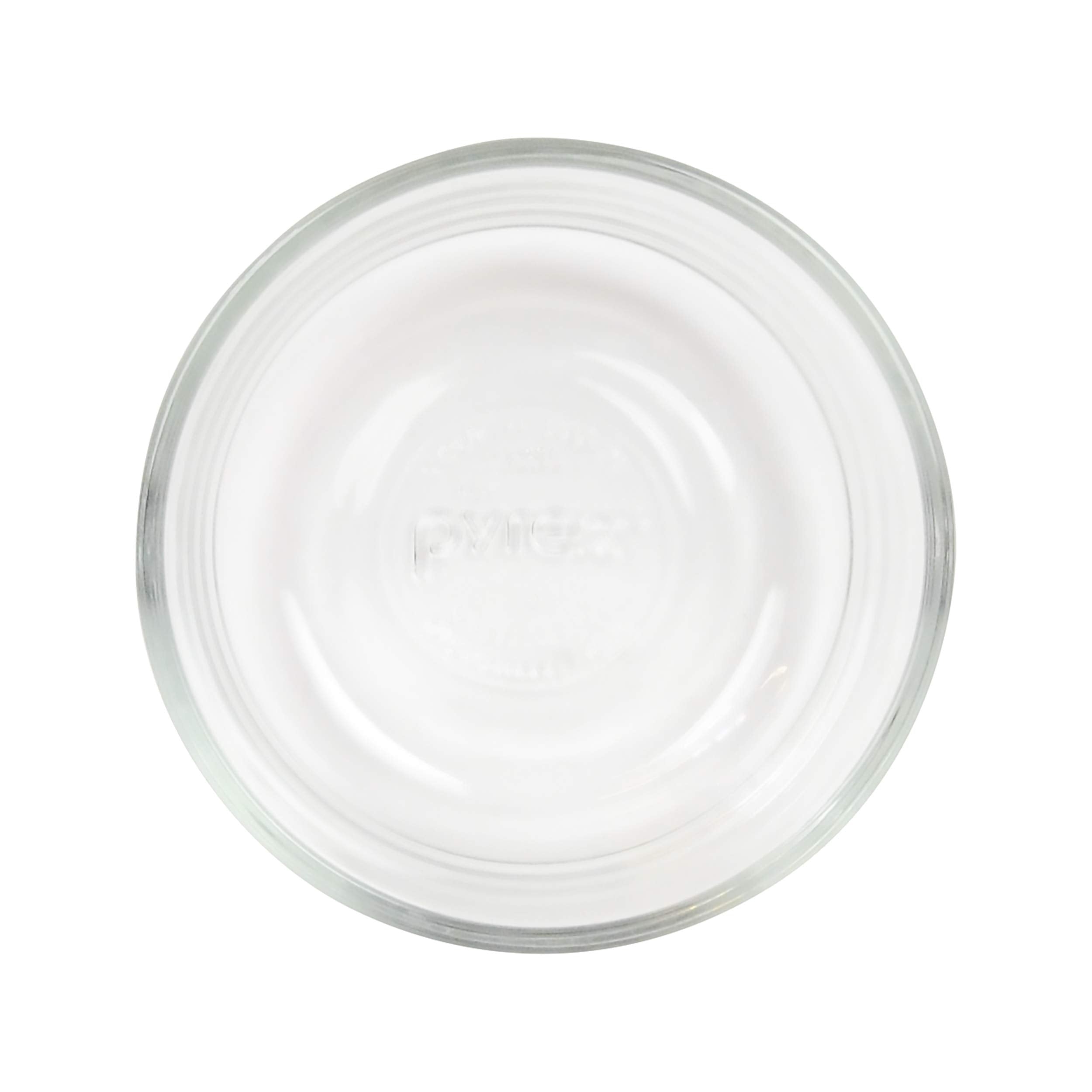 Pyrex (4 7202 1-Cup Glass Bowls And (4) 7202-Pc 1-Cup Turquoise Lids Made In The Usa