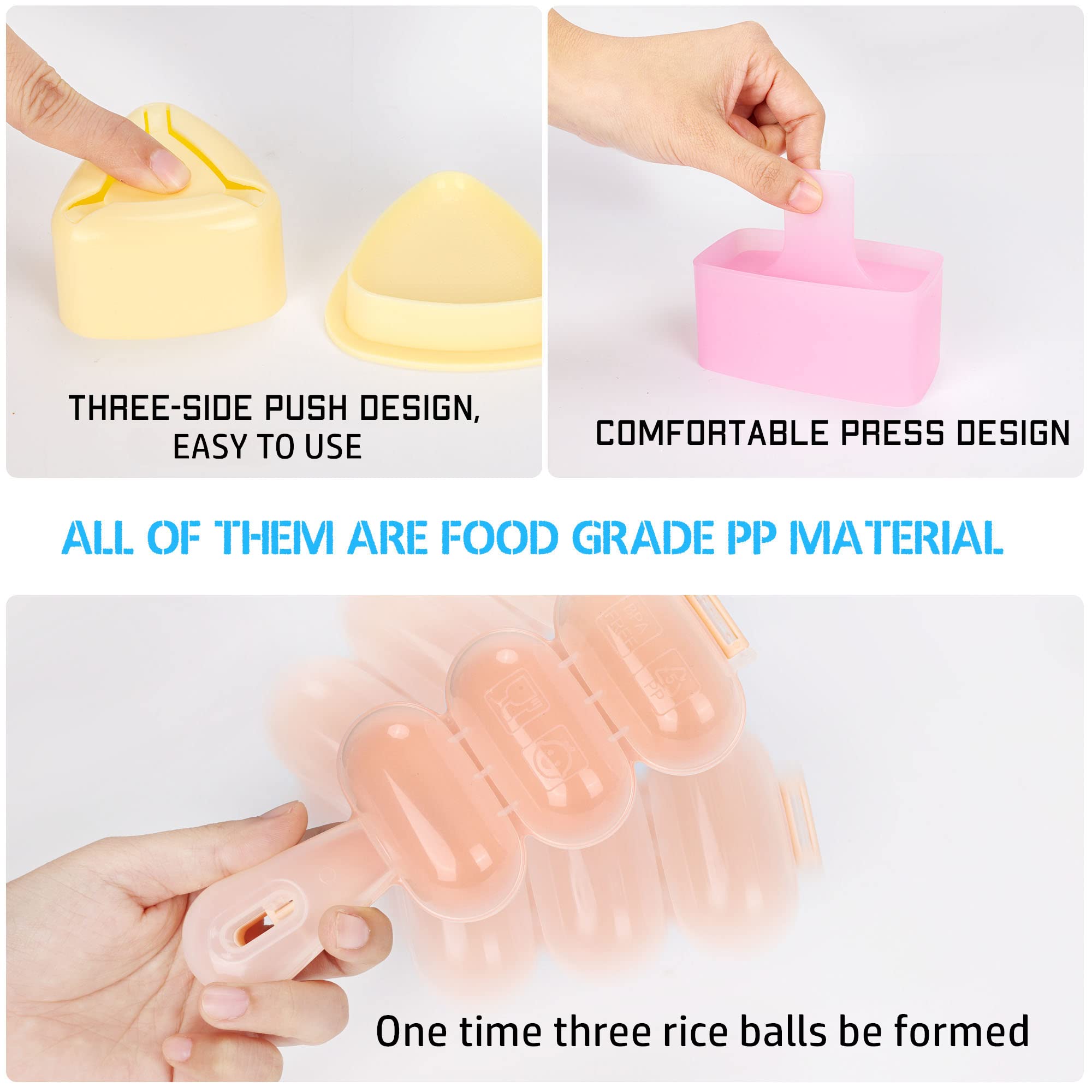 Fungyand Sandwich Cutter Set, 52 In 1 Bento Box Accessories Kit Includes Sandwich Cutters, Fruit Cutter, Food Picks, Silicone Cu