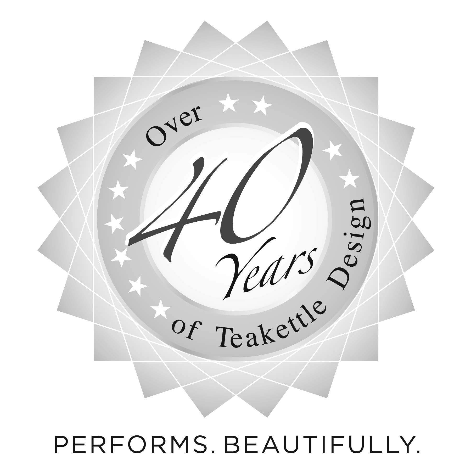 Chantal 40Th Anniversary Tea Kettle, 2 Quart, Enamel Carbon Steel, Whistling, Canary Yellow