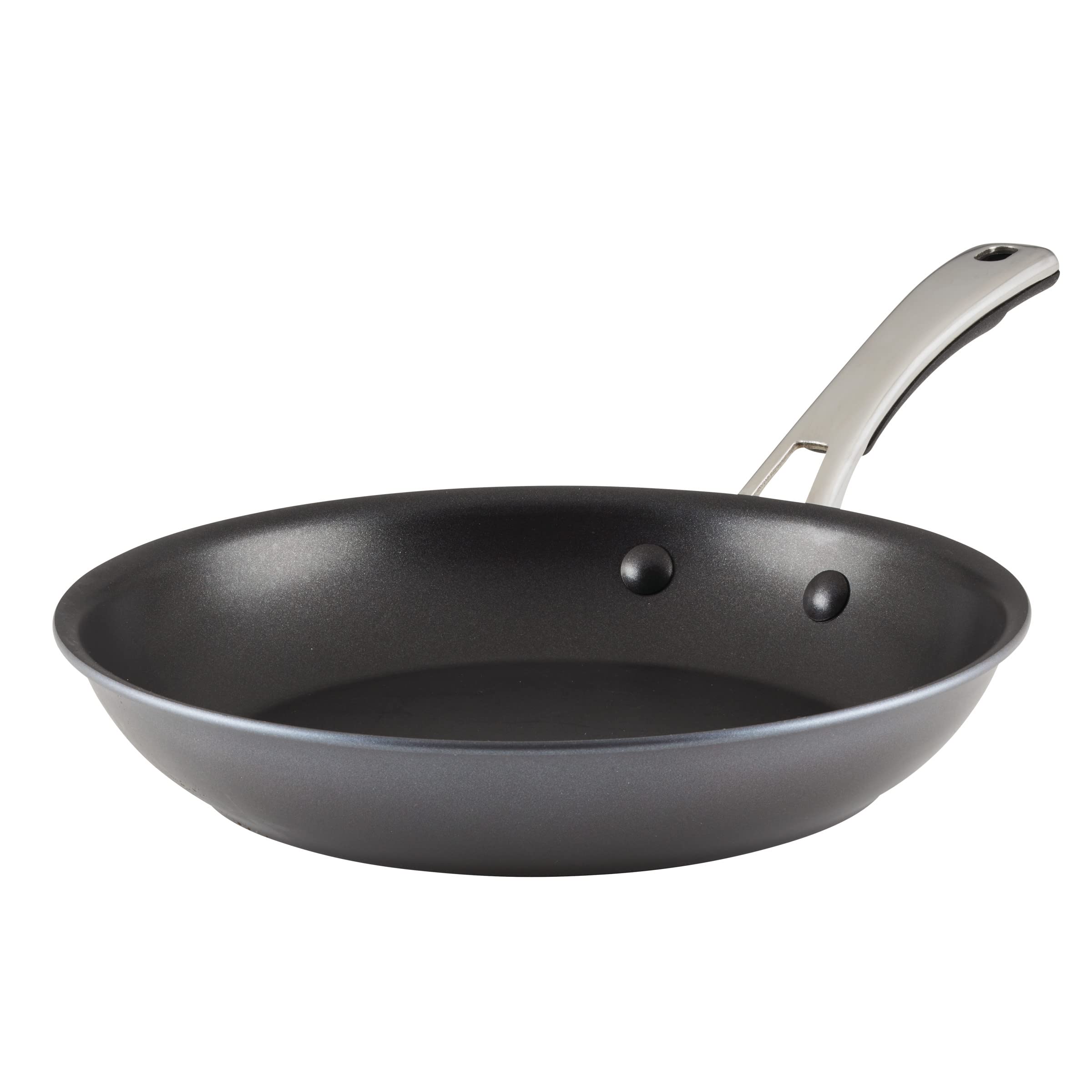 Rachael Ray Cook + Create Hard Anodized Nonstick Frying Pan/Skillet, 10 Inch  Black