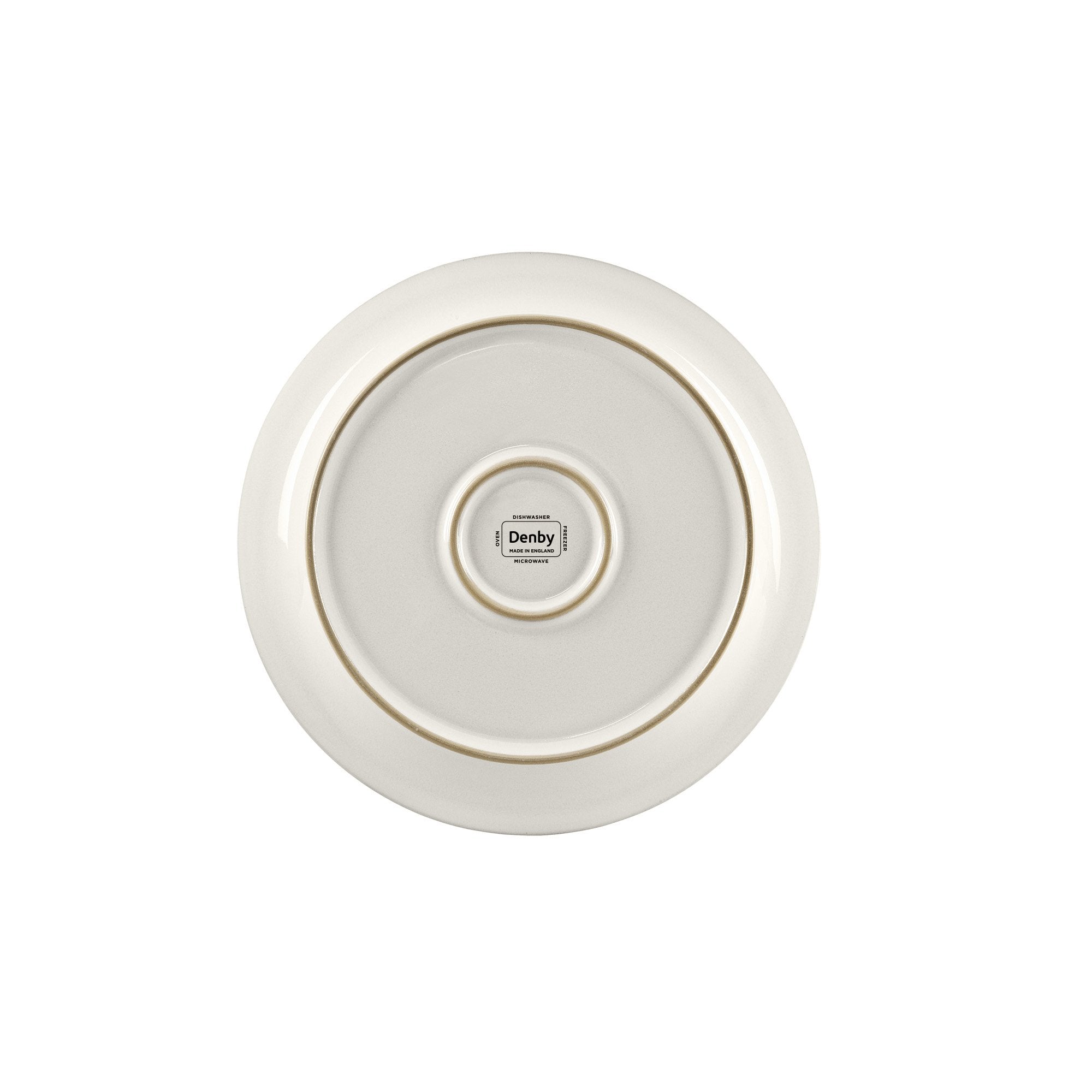 Denby Natural Canvas Plate Set  Cream  Medium  Set of 4