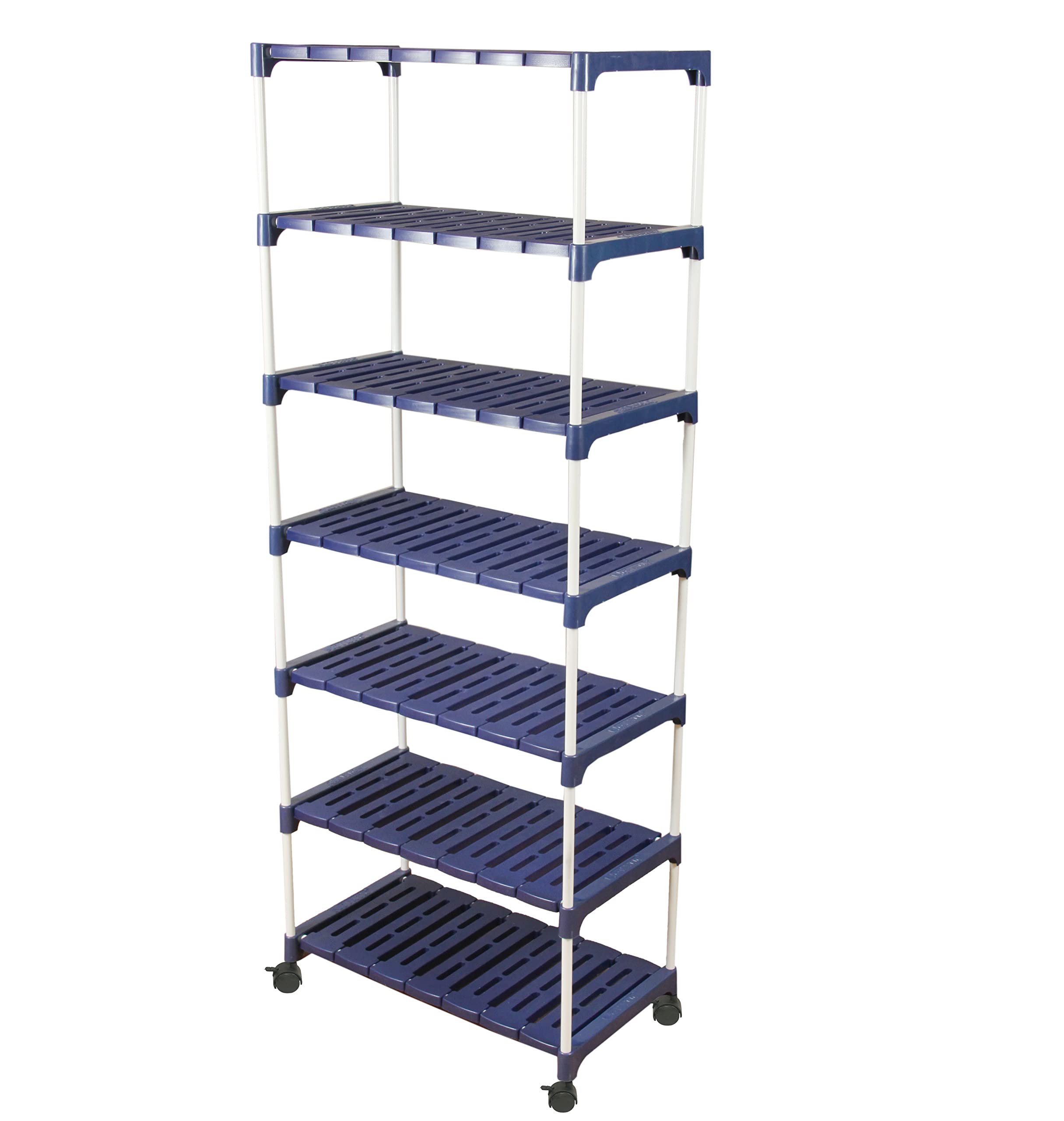 Novatic Kitchen Shelves For Storage Purpose/Spice Organiser/Kitchen Organiser For Utensils/Bartan/Dish/Cutlery/Tiffin  7 Shelve