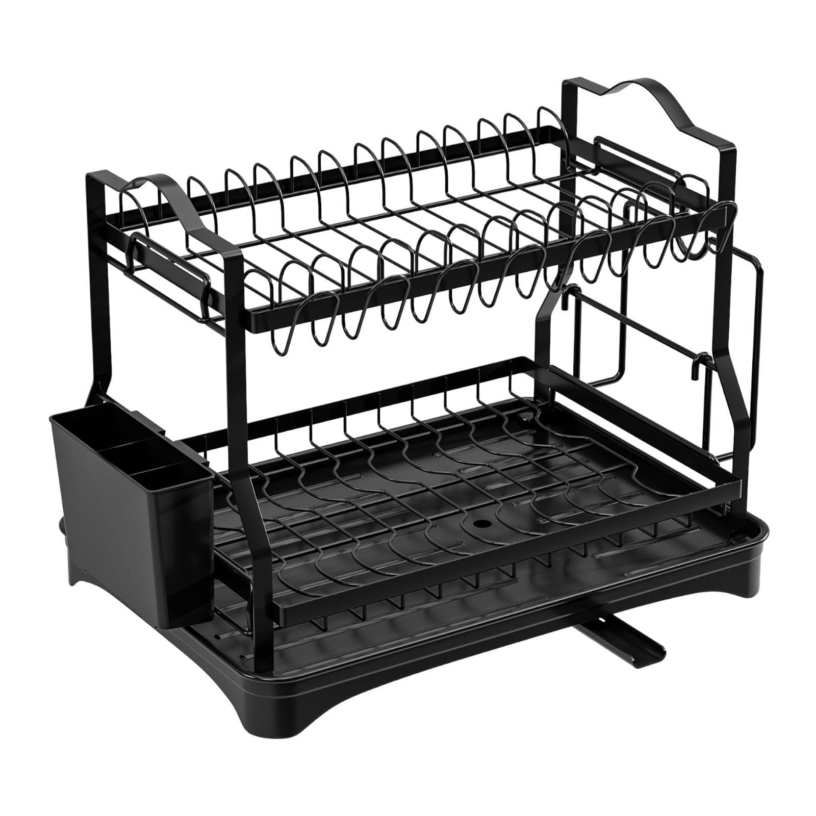 Myaddiction Kitchen Dish Drying Rack Storage Plate Drainer Rack For Cutlery Dishes Bowls