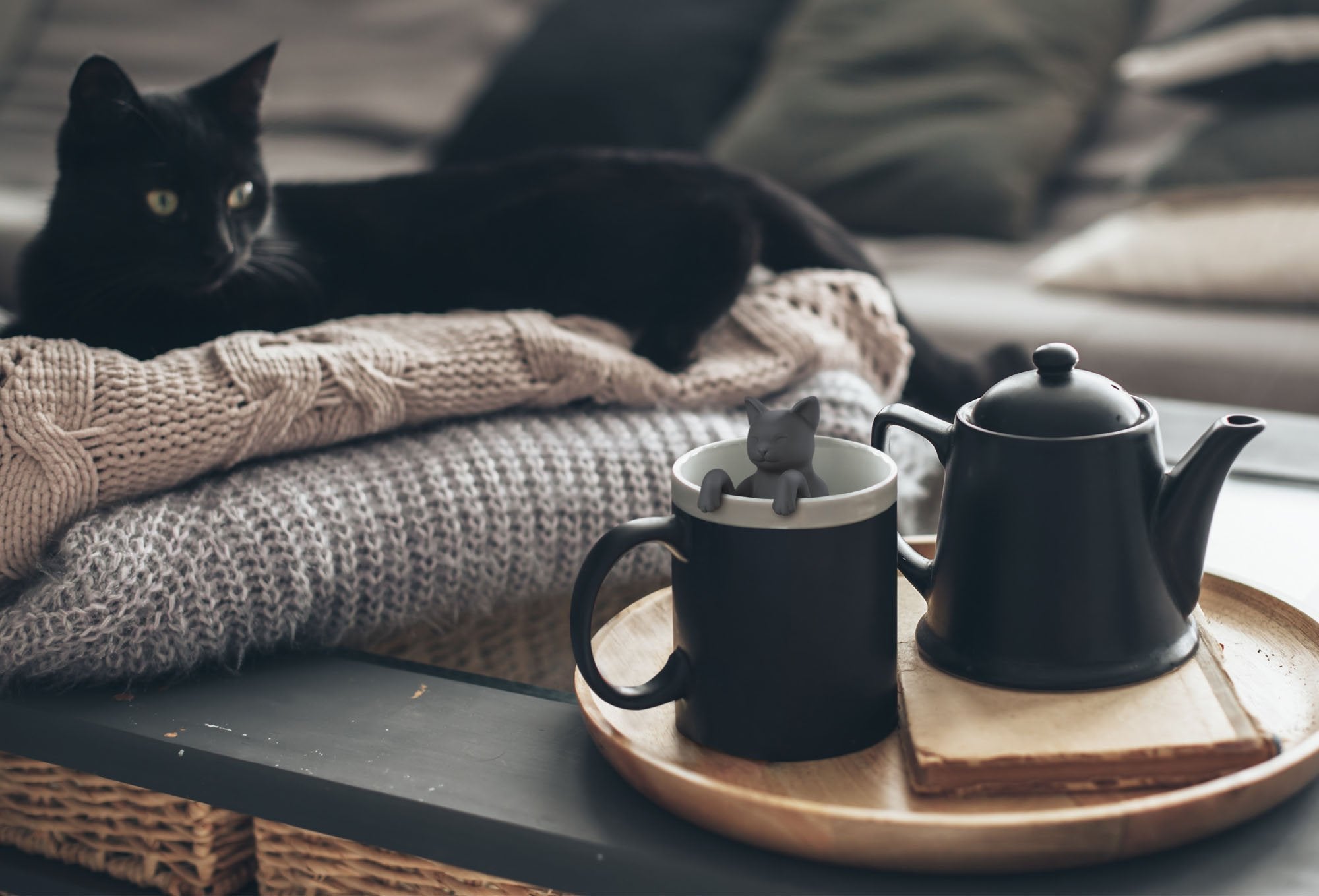 Genuine Fred Purrtea Cat Silicone Tea Infuser
