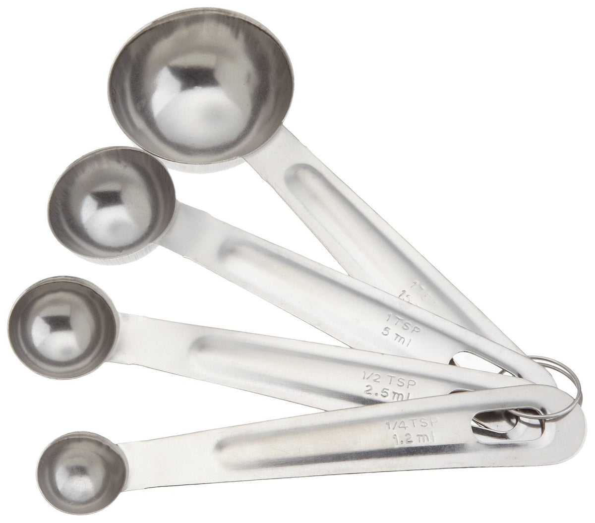 Good Cook Classic Set Of 4 Stainless Steel Measuring Spoons