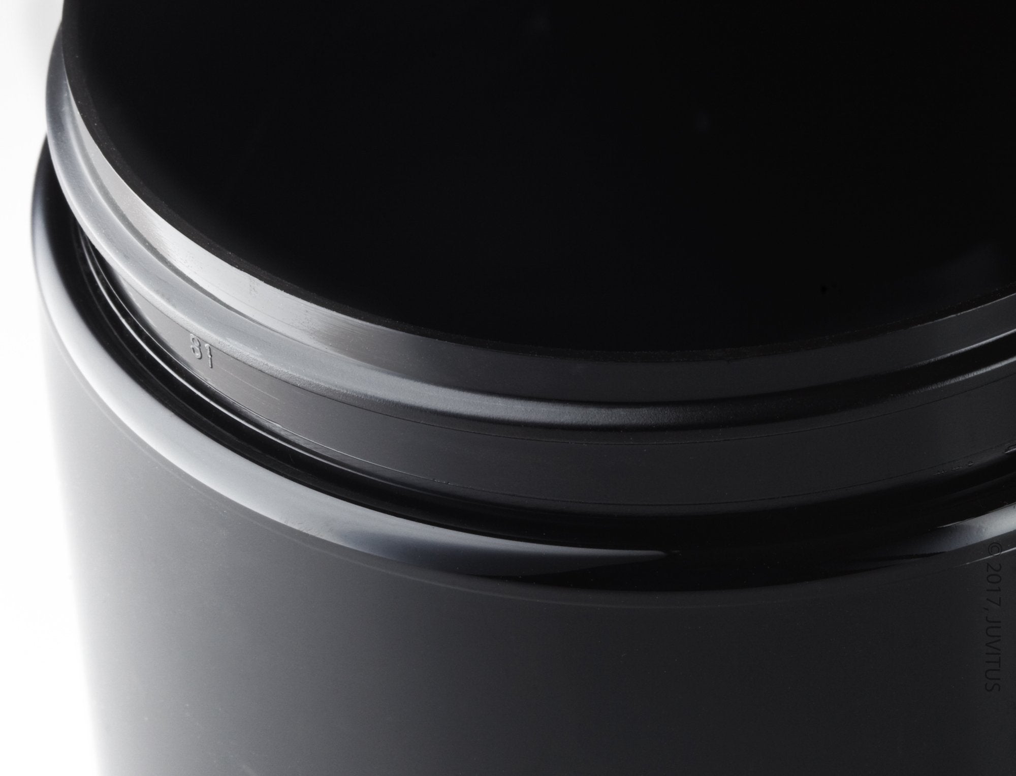 8 Oz Black Pet Plastic Refillable Low Profile Jar With Black Lid (6 Pack)