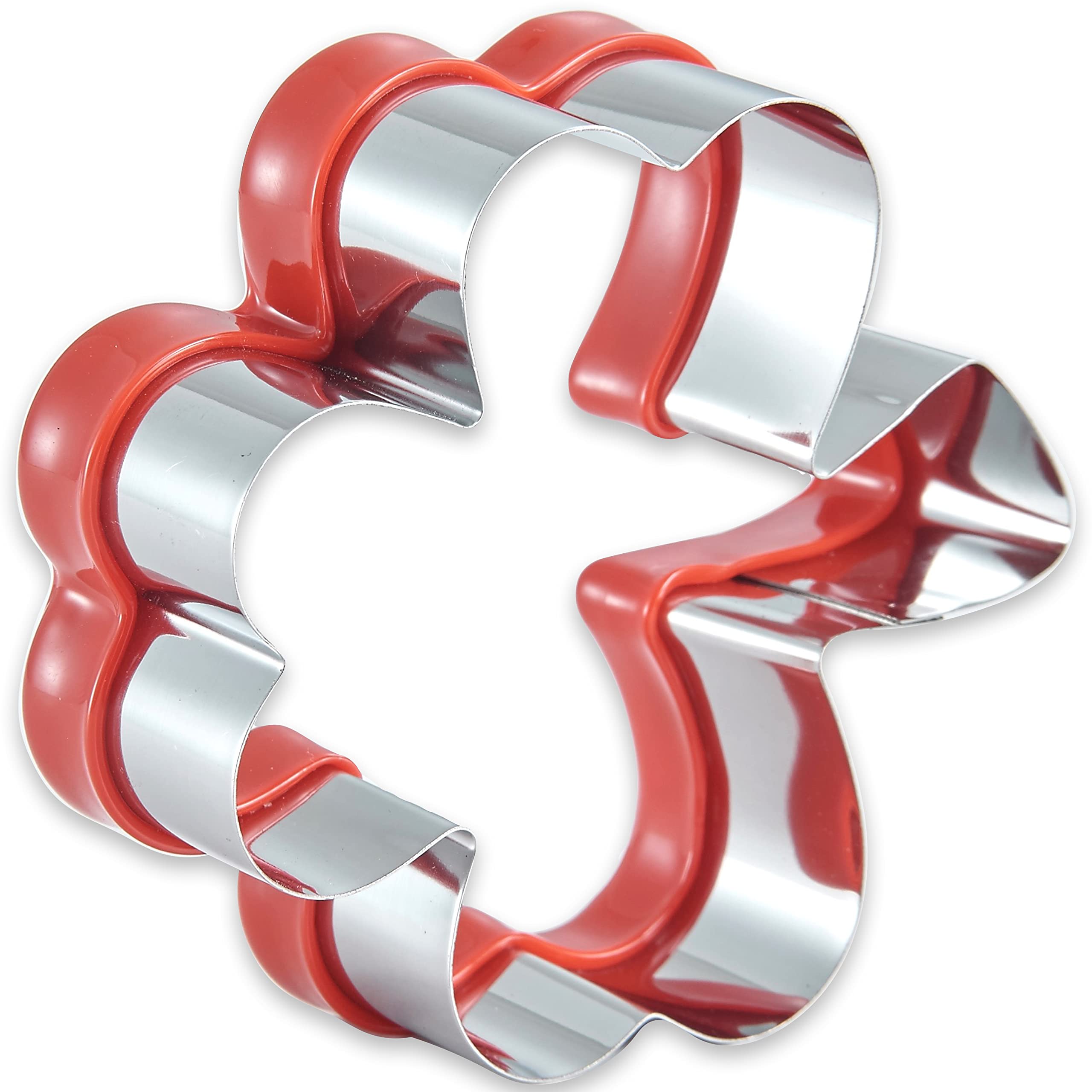 3 Pcs Clover Cookie Cutter Set 4.1'' 3'' 1.8'', St. Patrick'S Day Irish Shamrock Holiday Stainless Steel Cookie Cutter, Coated W