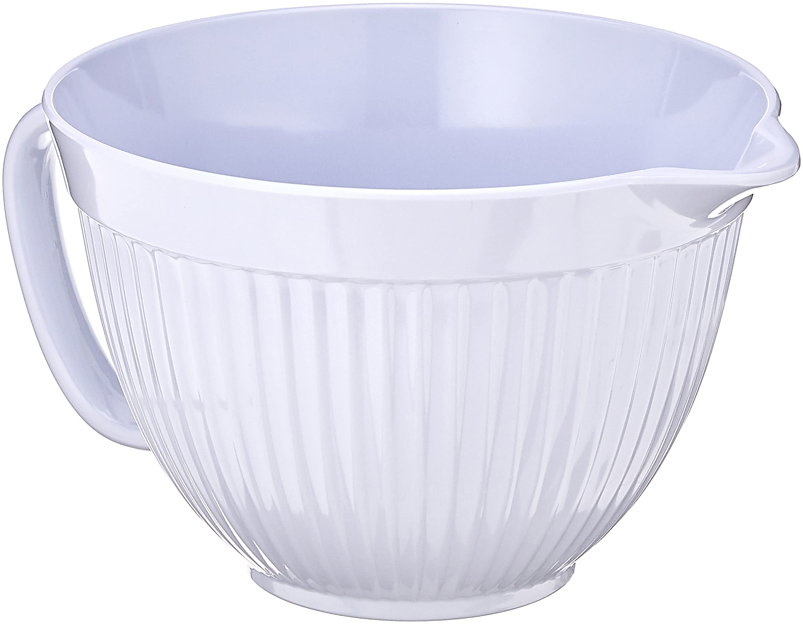Norpro Melamine Grip-Ez Mixing Bowl, 3-Quart, White