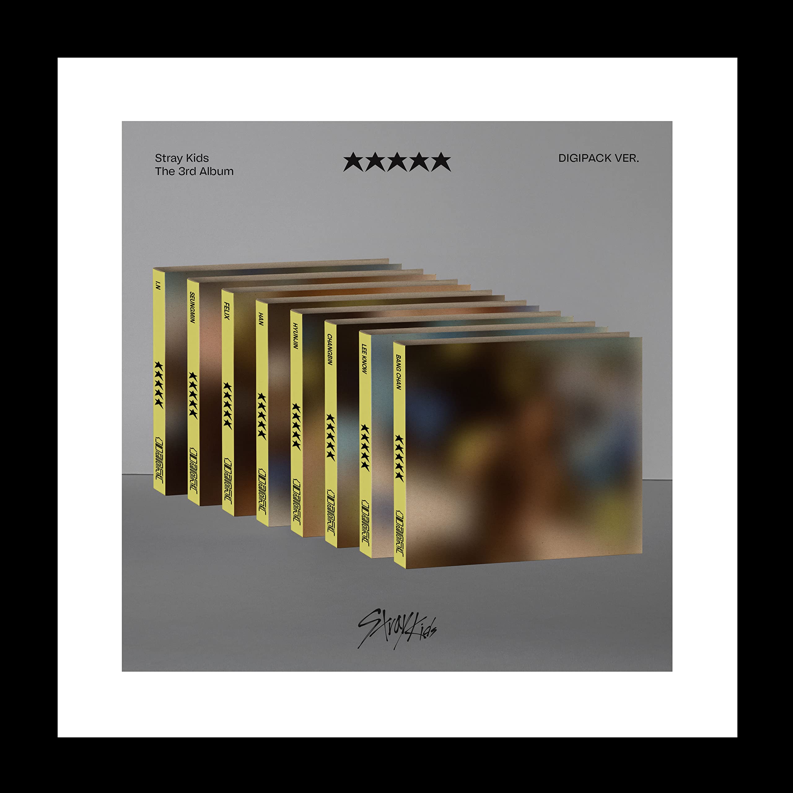 Stray Kids 5-Star, The 3Rd Album, Cd + Photo Book + Mini Poster On Pack + Photo Card (Digipack Hyunjin)