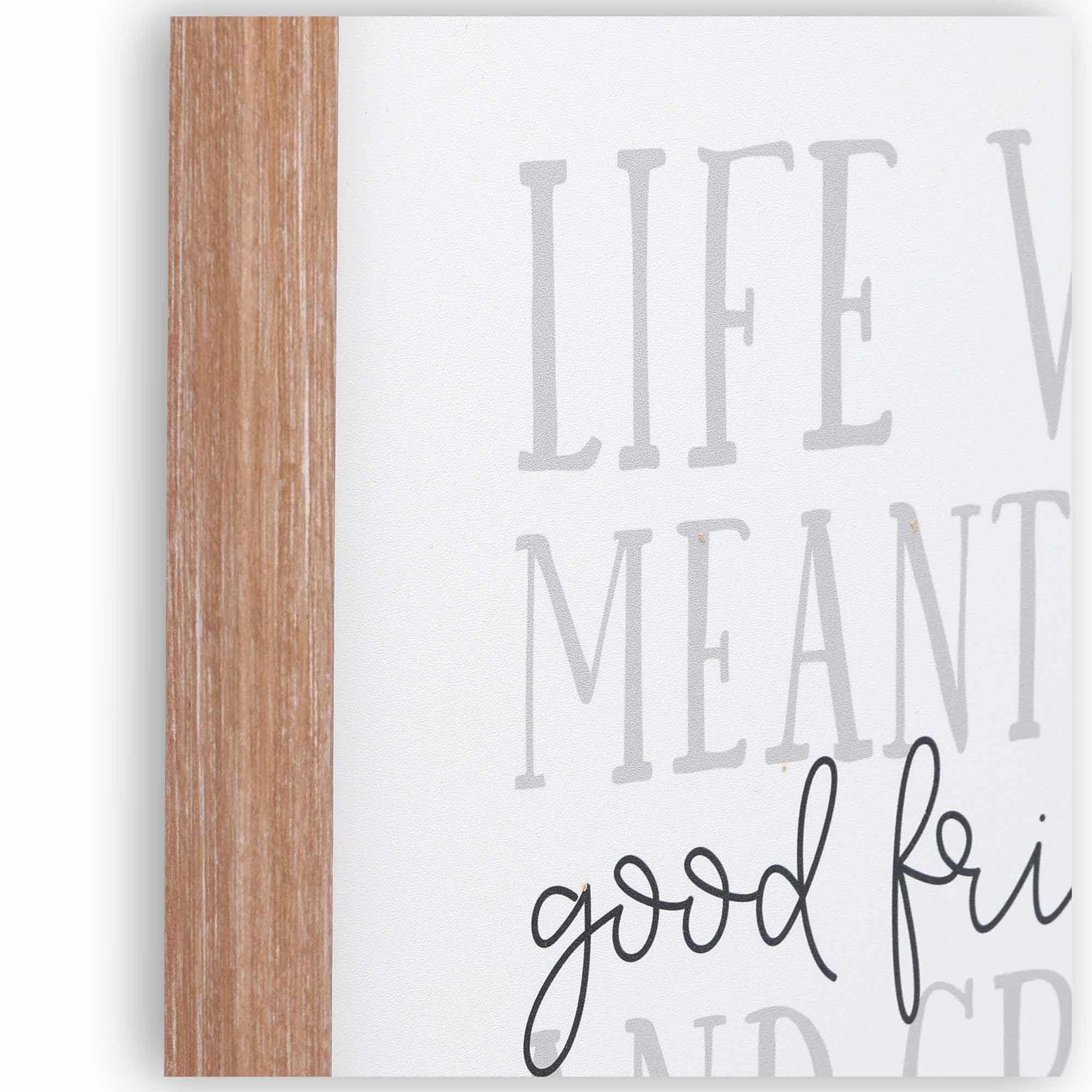 Disney Winnie The Pooh Good Friends And Great Adventures Framed Wood Wall Decor - Cute Winnie The Pooh Picture