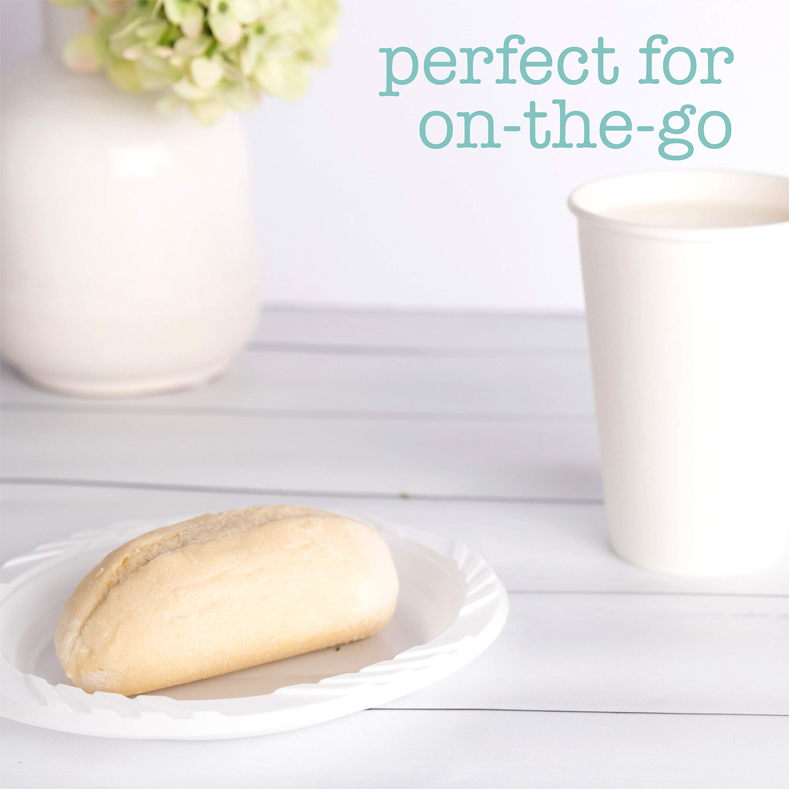 Plasticpro 400 Count Disposable 6 Inch White Plastic Dessert Plates