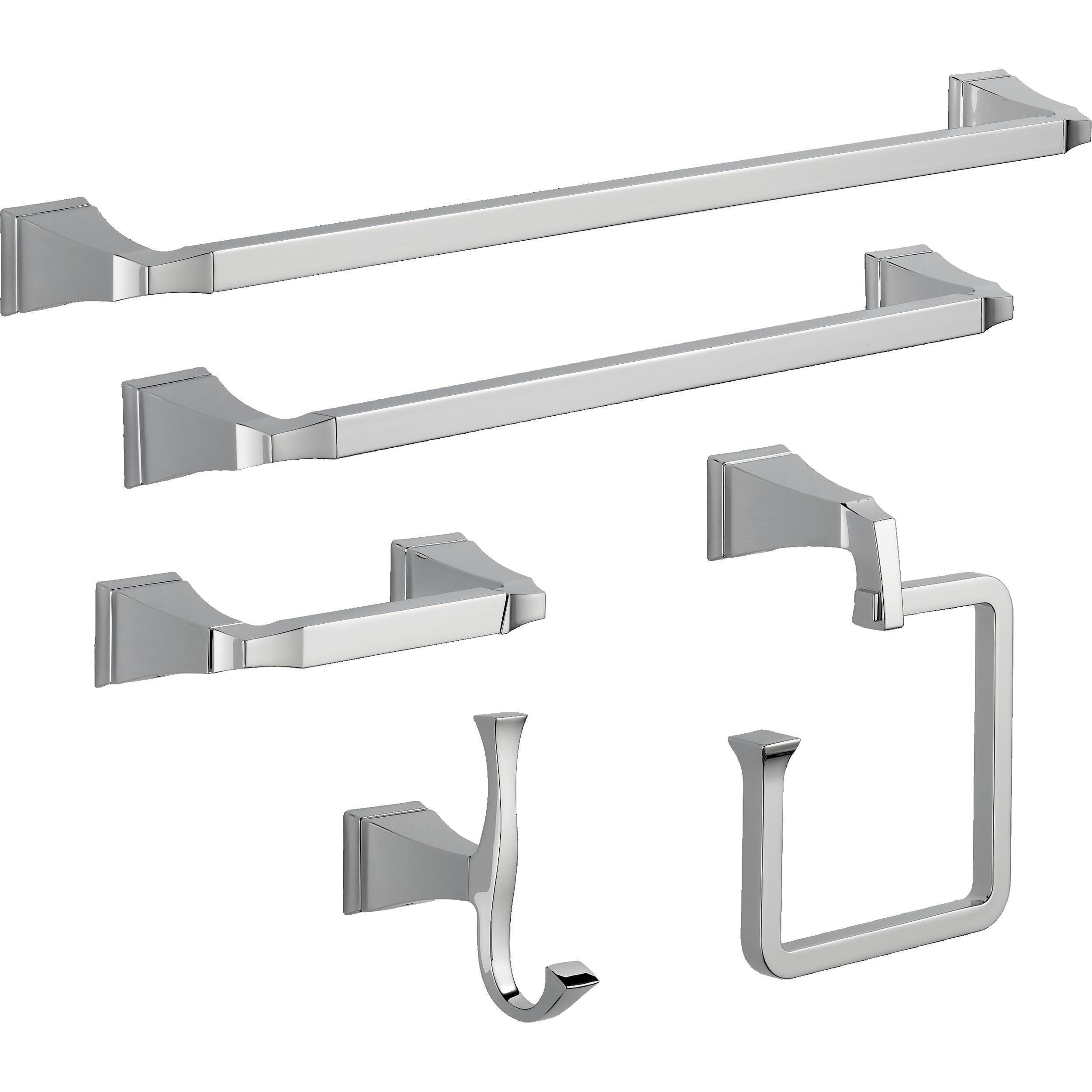 DELTA FAUCET 75146 Dryden Wall Mounted Towel Ring in Polished Chrome