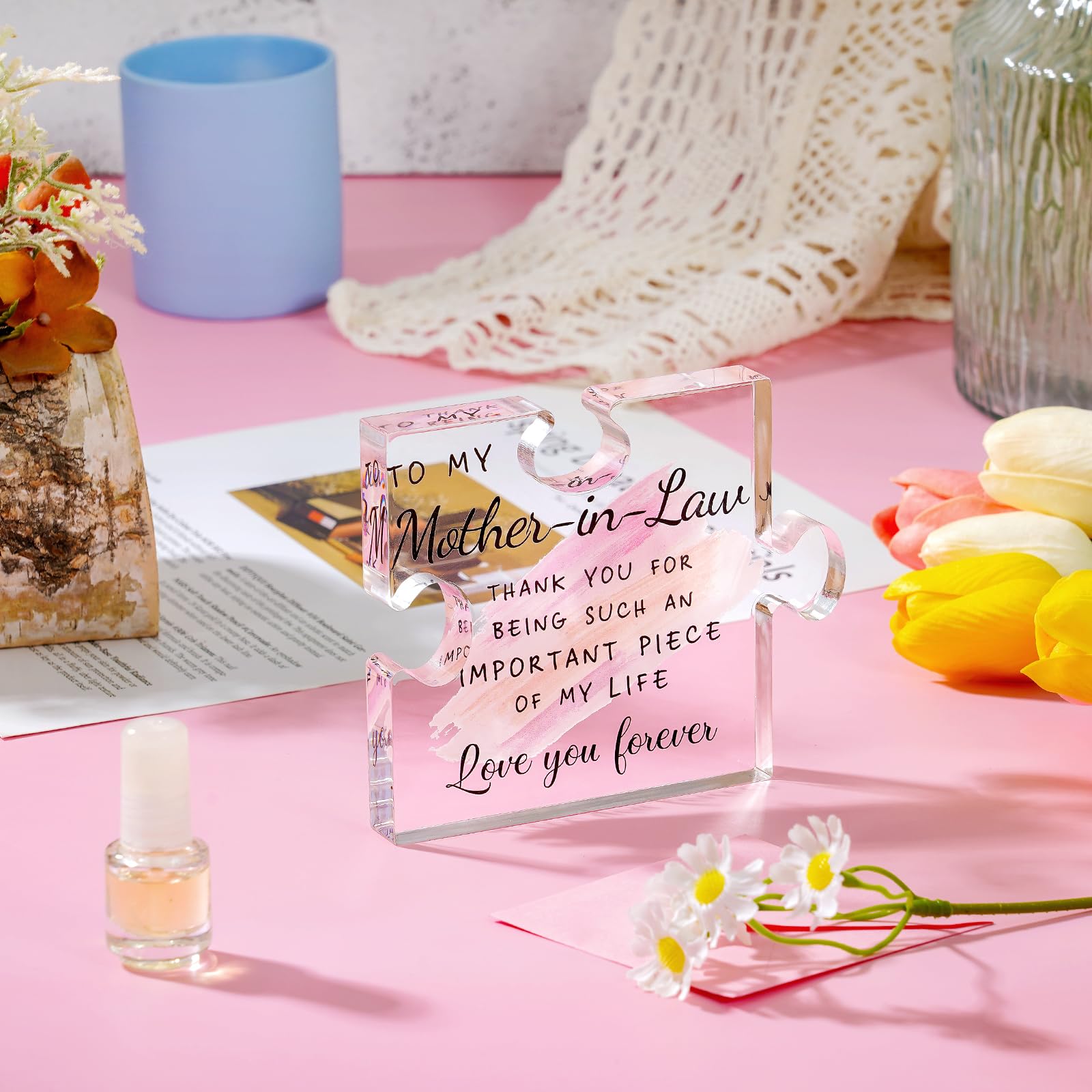 LukieJac Mother in Law Gifts from Daughter in Law - Gifts for Mother in Law Mothers Day for Mother of The Groom Bride Best Mom P