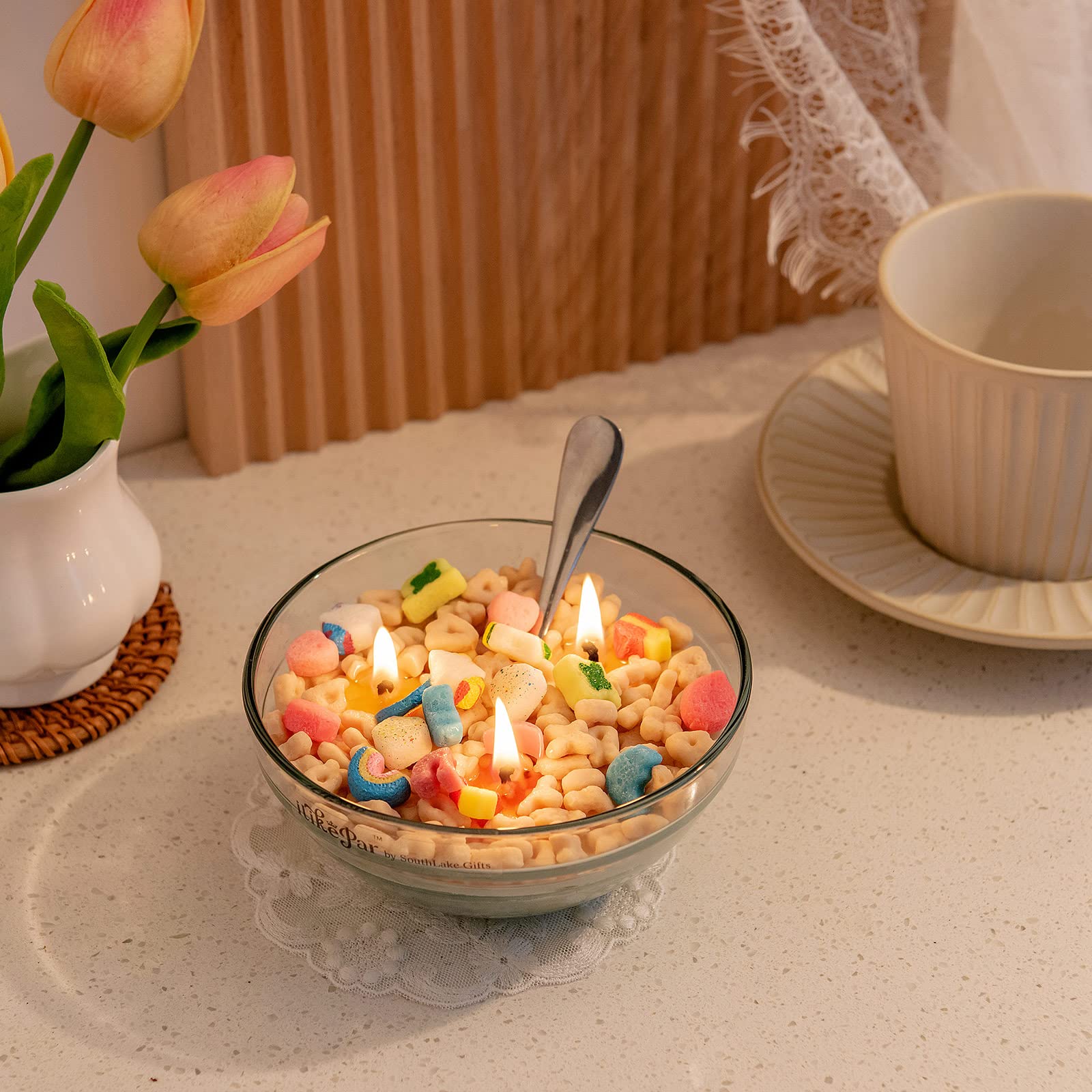 Magic Gem Charms Cereal Bowl Scented Candle