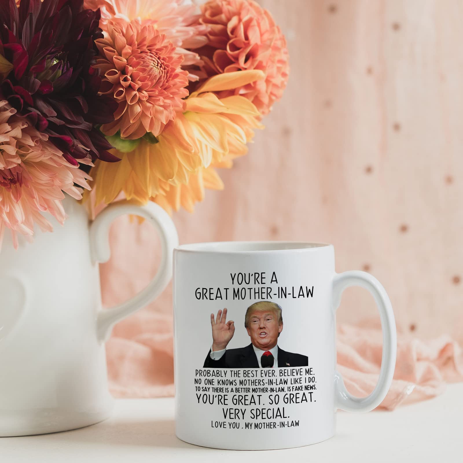 Aurahouse Funny Gifts For Mother-In-Law, You 'Re A Great Mother-In-Law Coffee Mug 11 Oz, Mother-In-Law Birthday Gifts From Daugh