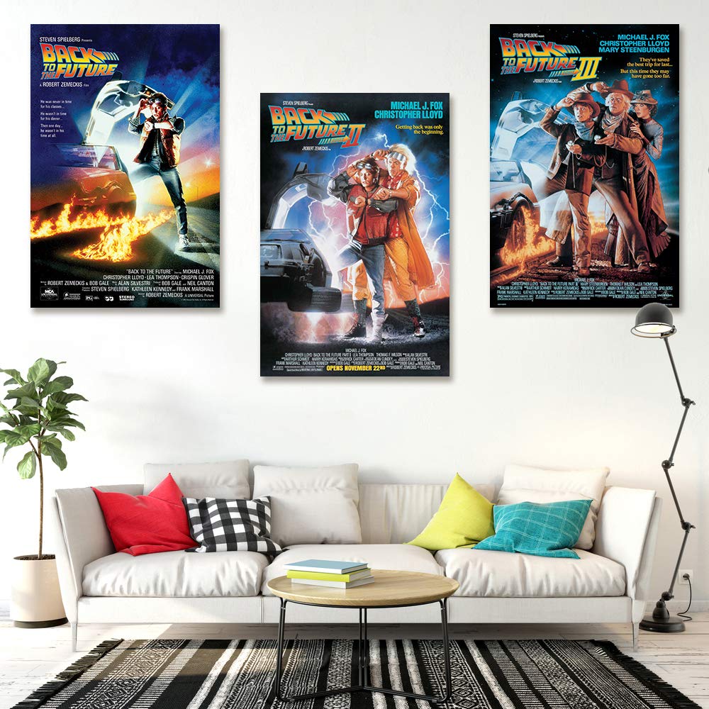 Poster Stop Online Back To The Future I, Ii, Iii - Movie Poster Set (3 Full Size Movie Posters) (Size 27'' X 40'' Each)