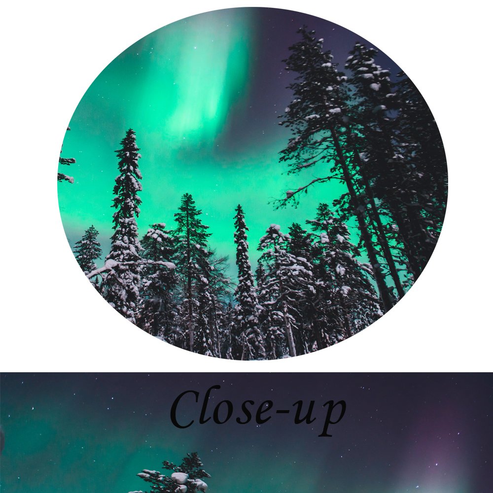 KREATIVE ARTS Northern Lights Canvas Print Norway Nature Green Aurora Borealis Poster Snow Tree Forest Landscape Painting Wall Art Modern Giclee Artwork Ready To Hang 16x24inchx3pcs