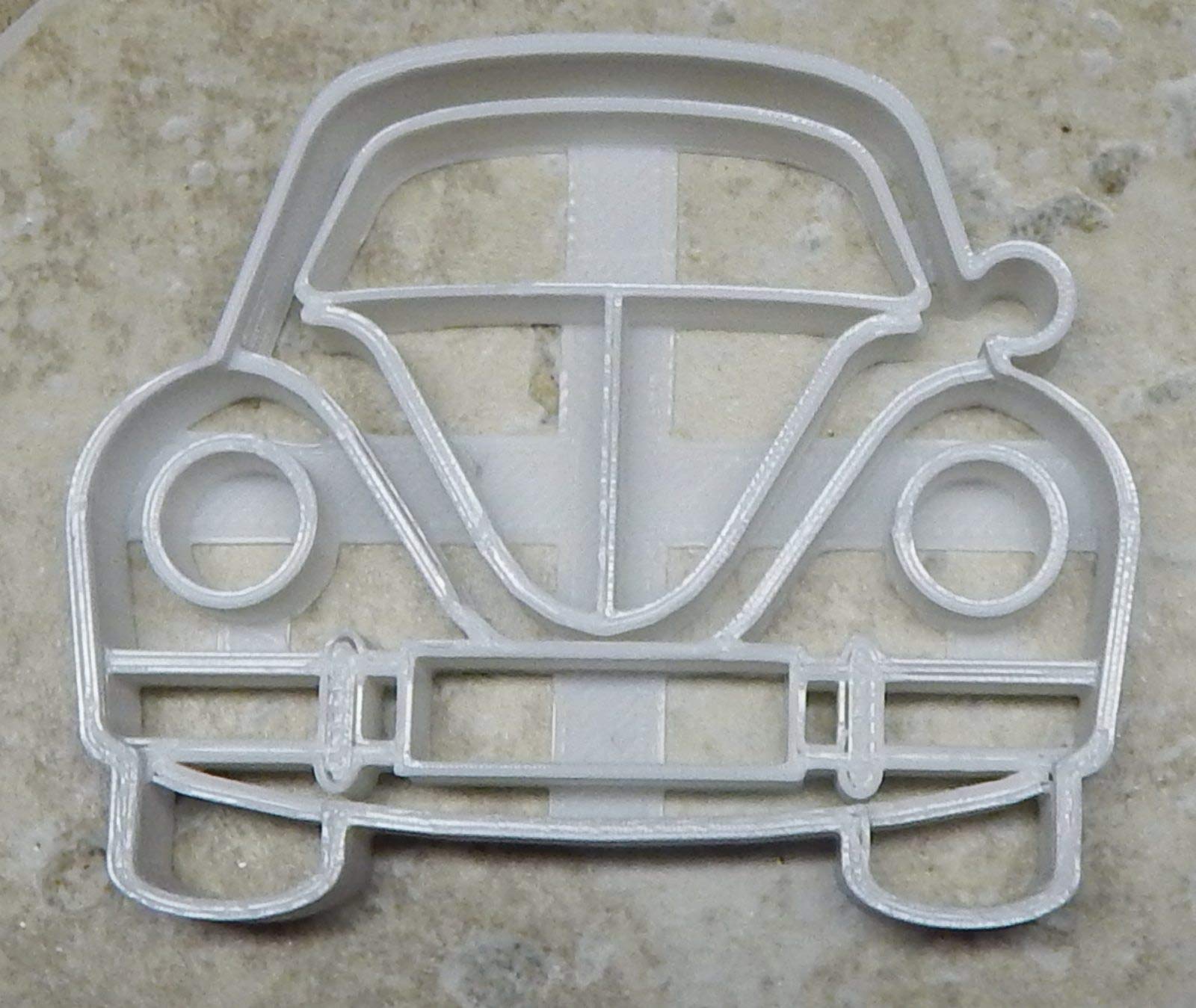 Beetle Bug Car Front View Hippies Lovebug Vehicle Love Travel Cookie Cutter Made In Usa Pr2160
