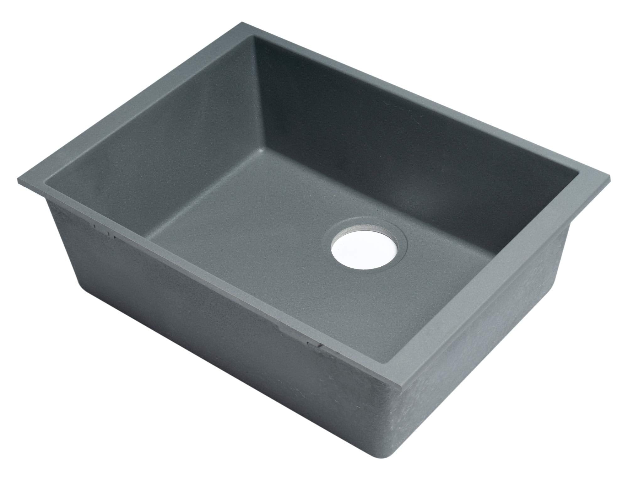 Alfi Brand Ab2420Um-T Kitchen Sink, Titanium